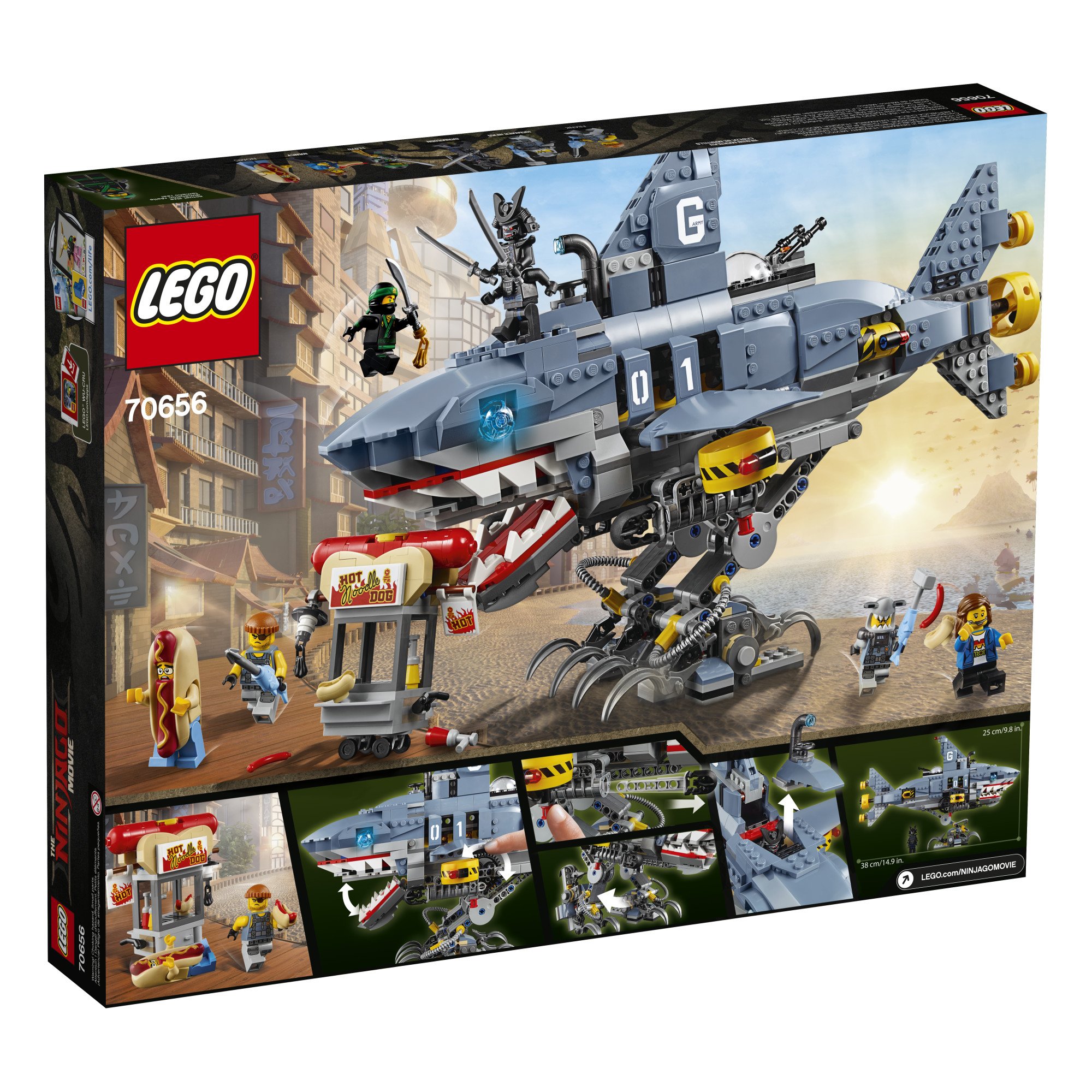 Foto 5 pulgar | Kit De Construcción Lego The Ninjago Movie Garmadon 70656 (830 Piezas) - Venta Internacional.