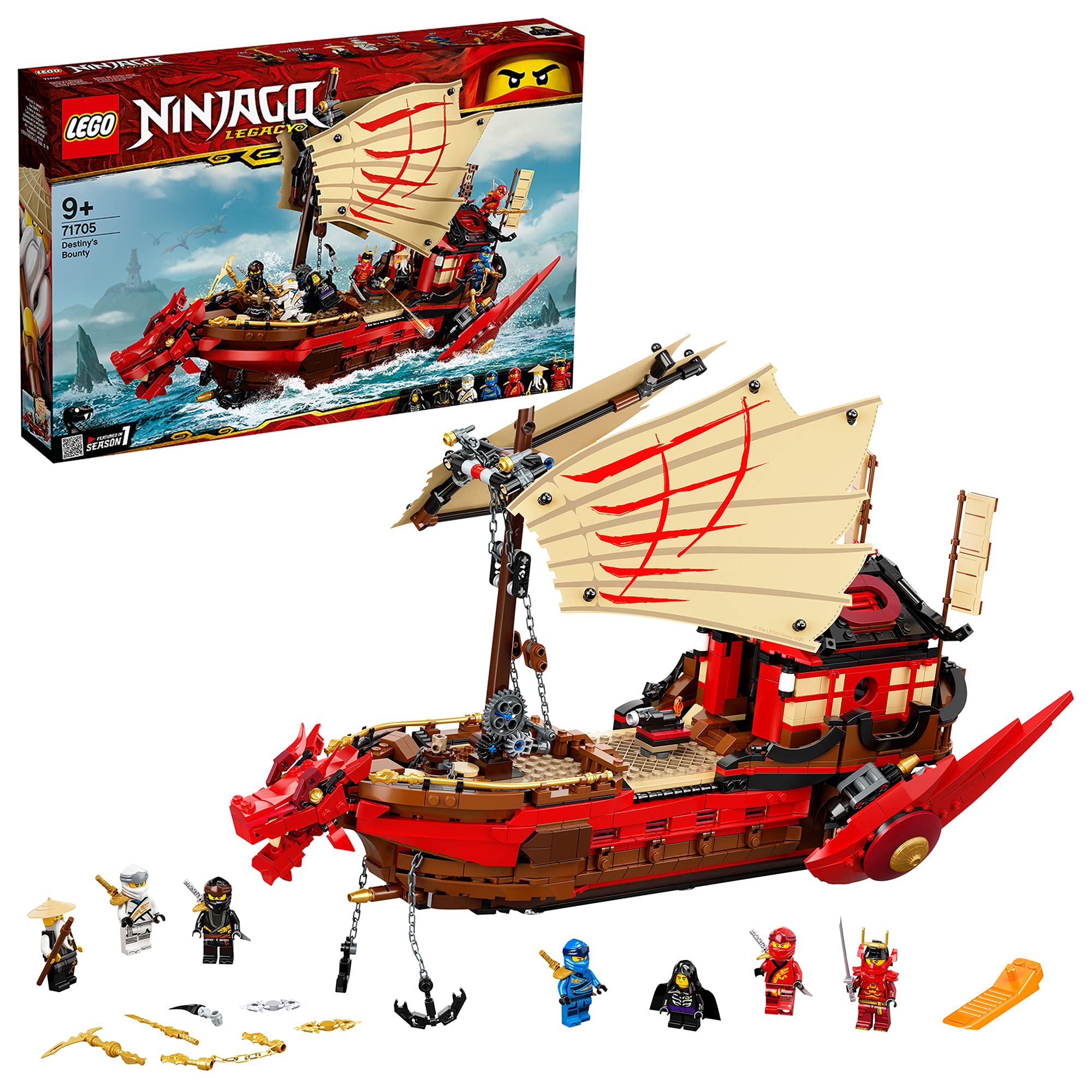 Set De Juego Lego Ninjago 71705 Legacy Destiny's Bounty - Venta Internacional.