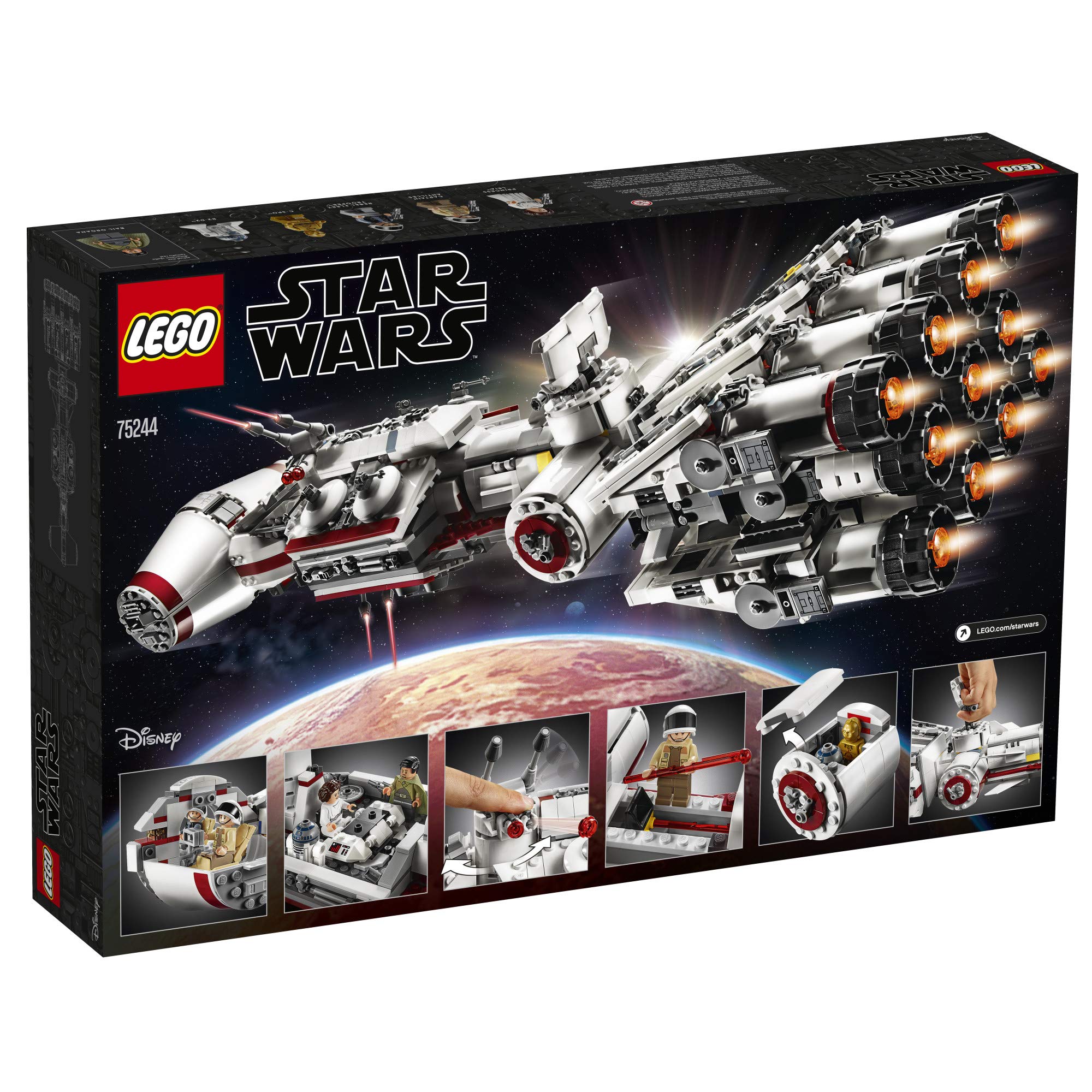 Foto 6 pulgar | Kit De Construcción Lego Star Wars Tantive Iv 75244 Con 1768 Piezas - Venta Internacional.
