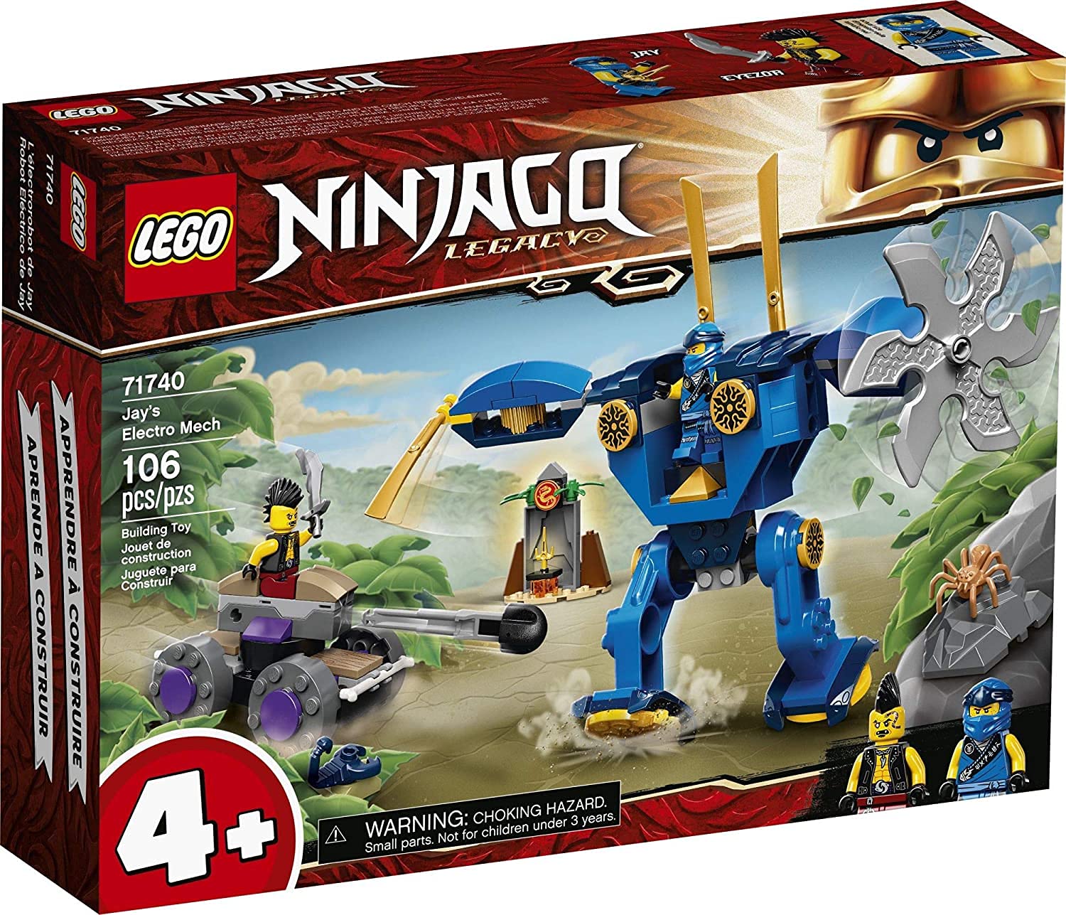 Juguete Lego Ninjago Electromech Con Armas Y Espada De Jade - Venta Internacional.