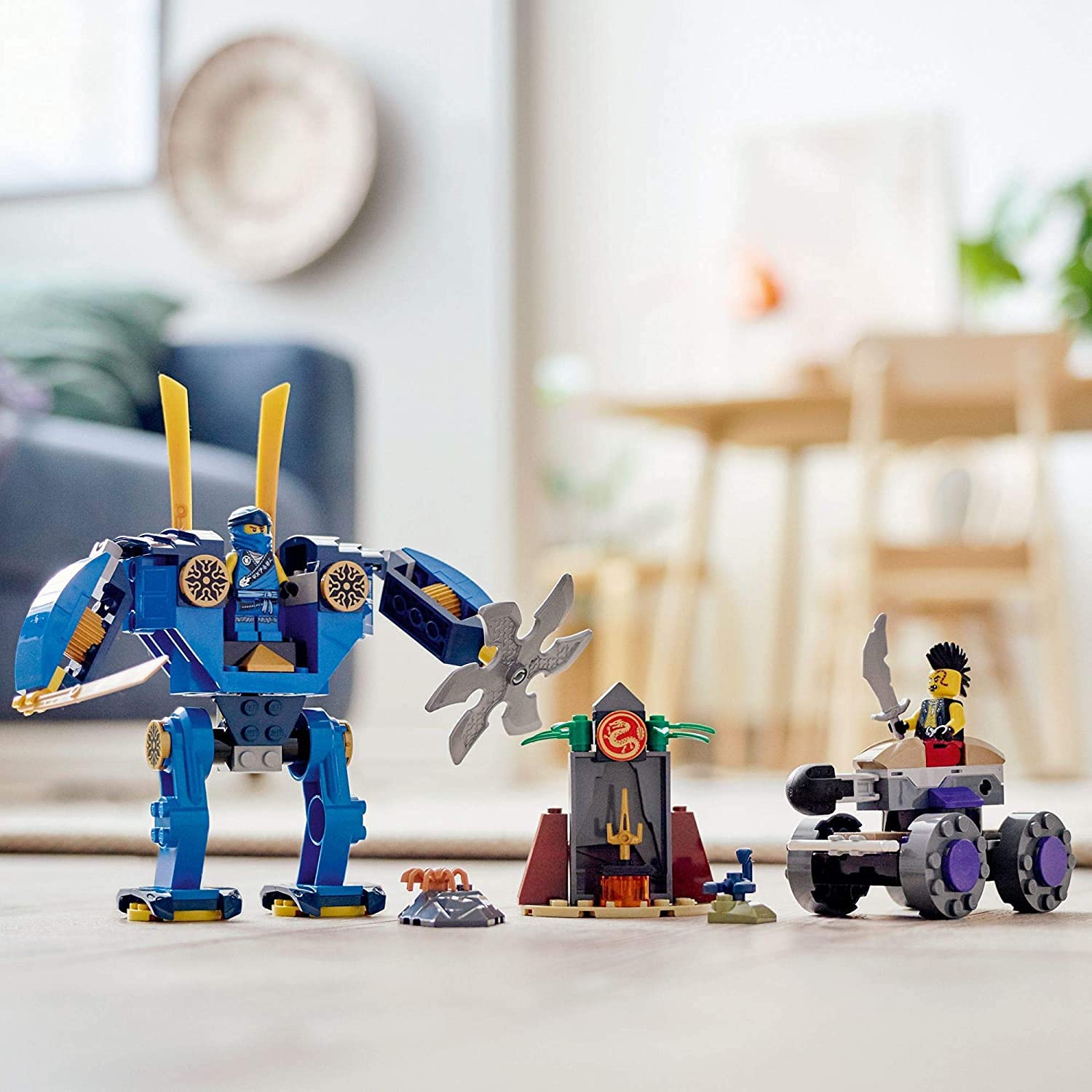 Foto 7 pulgar | Juguete Lego Ninjago Electromech Con Armas Y Espada De Jade - Venta Internacional.