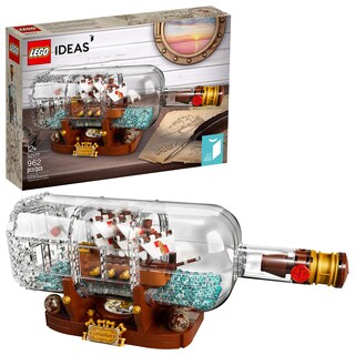 Foto 1 | Kit De Construcción Lego Ideas Ship In A Bottle 92177 Para Adultos - Venta Internacional.