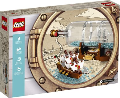 Foto 5 | Kit De Construcción Lego Ideas Ship In A Bottle 92177 Para Adultos - Venta Internacional.