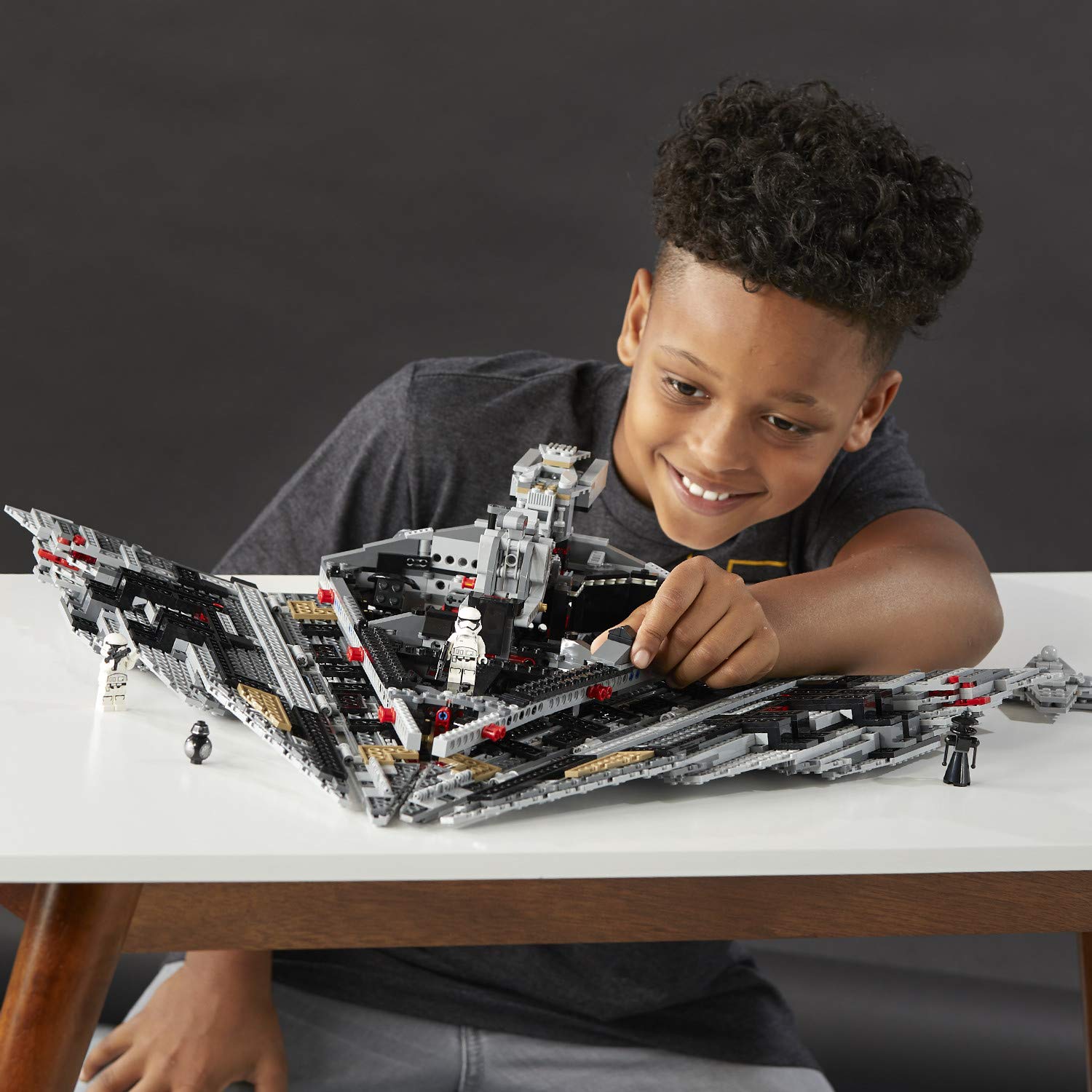 Foto 3 pulgar | Kit De Construcción Lego Star Wars Episodio Viii First Order Star Destroyer 75190 Con 1416 Piezas - Venta Internacional