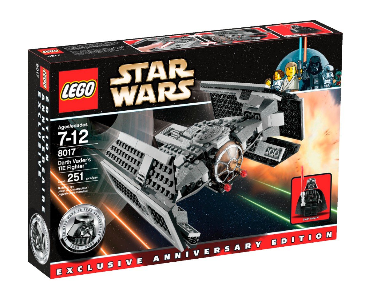 Foto 3 pulgar | Juguete De Construcción Lego Star Wars Darth Vader's Tie Fighter 8017 - Venta Internacional.