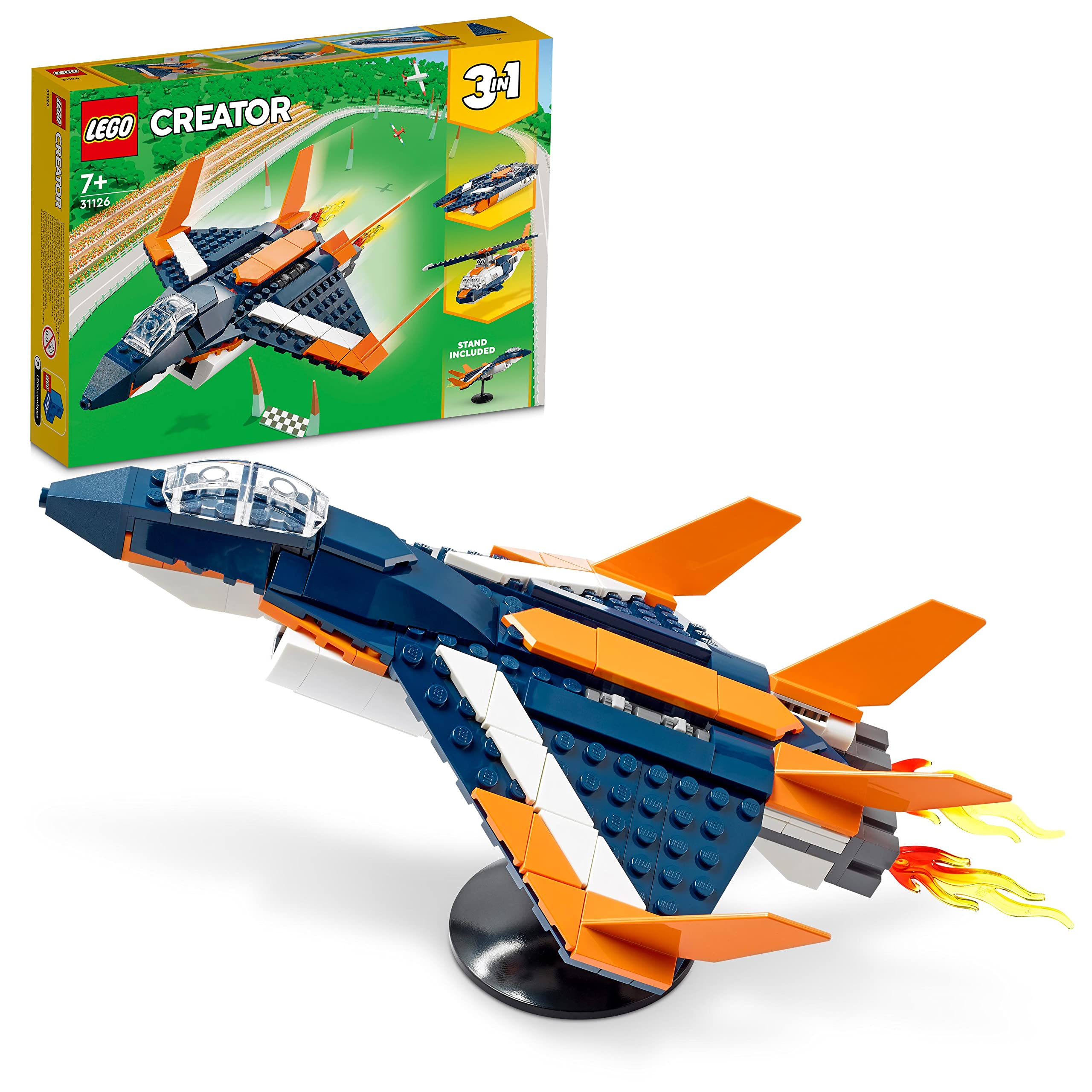Foto 1 | Kit De Construcción Lego Creator Supersonic Jet 3 En 1 31126 - Venta Internacional.