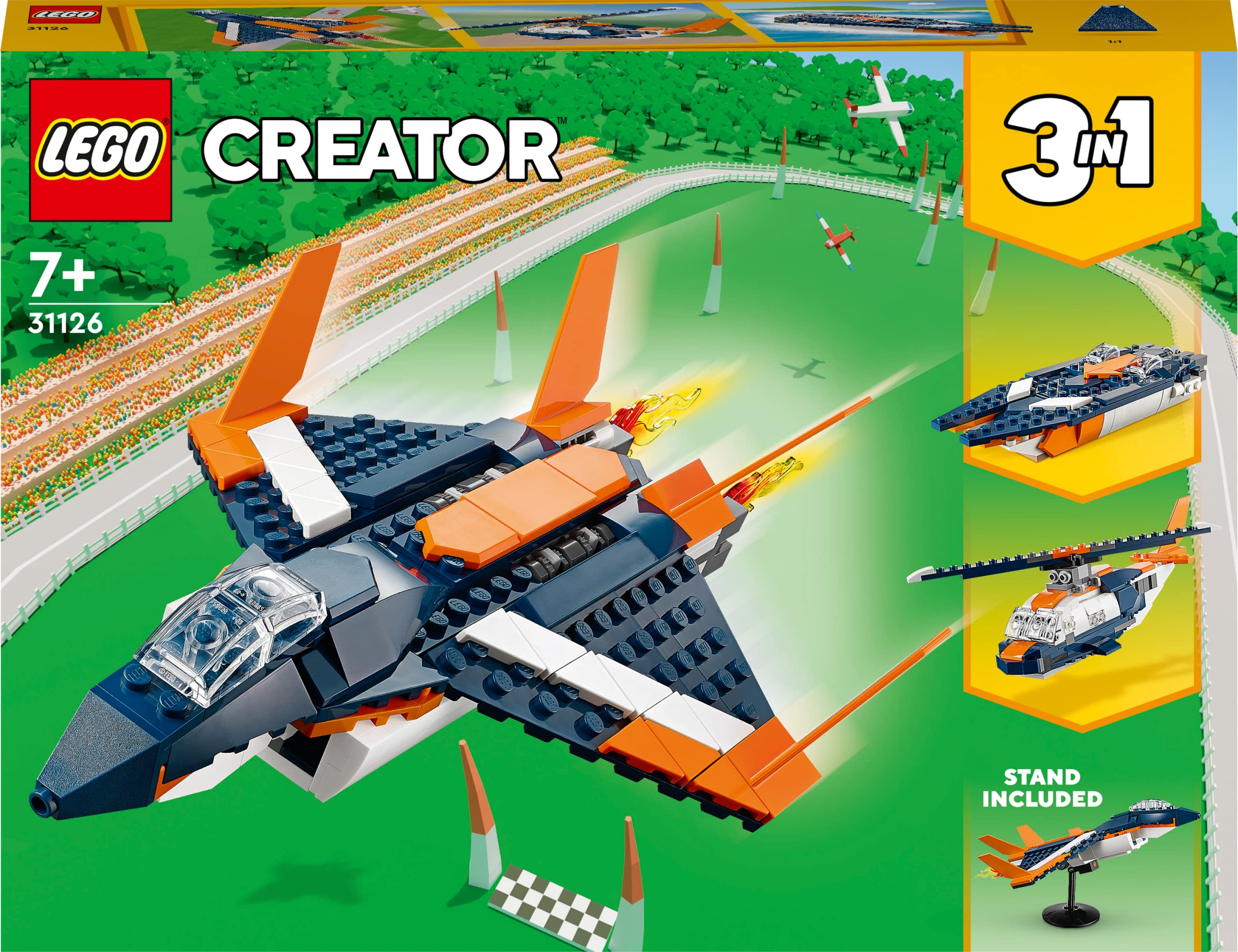 Foto 3 | Kit De Construcción Lego Creator Supersonic Jet 3 En 1 31126 - Venta Internacional.