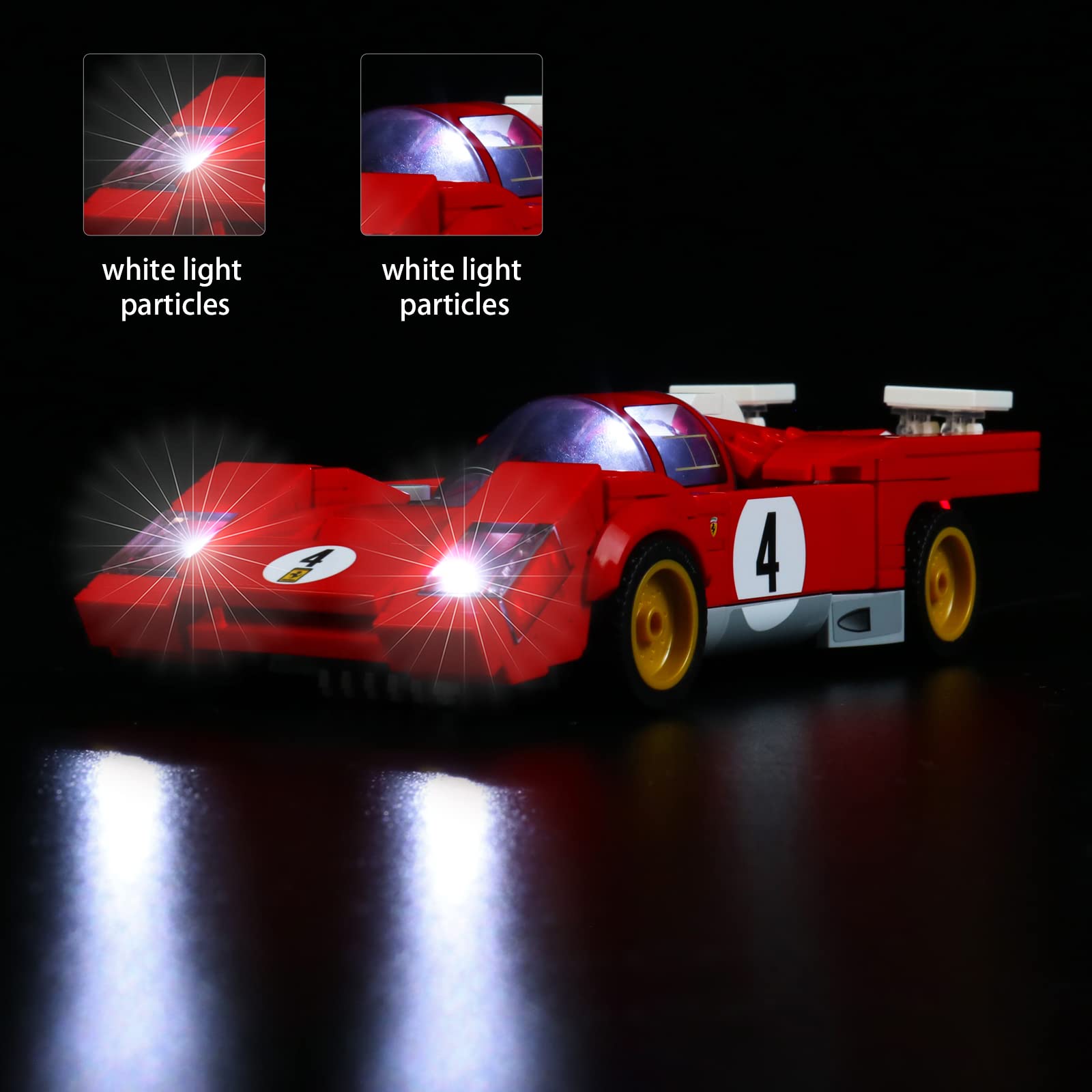 Foto 2 pulgar | Kit De Construcción De Juguetes Lego Speed Champions Ferrari 76906 Con Luz Led - Venta Internacional.