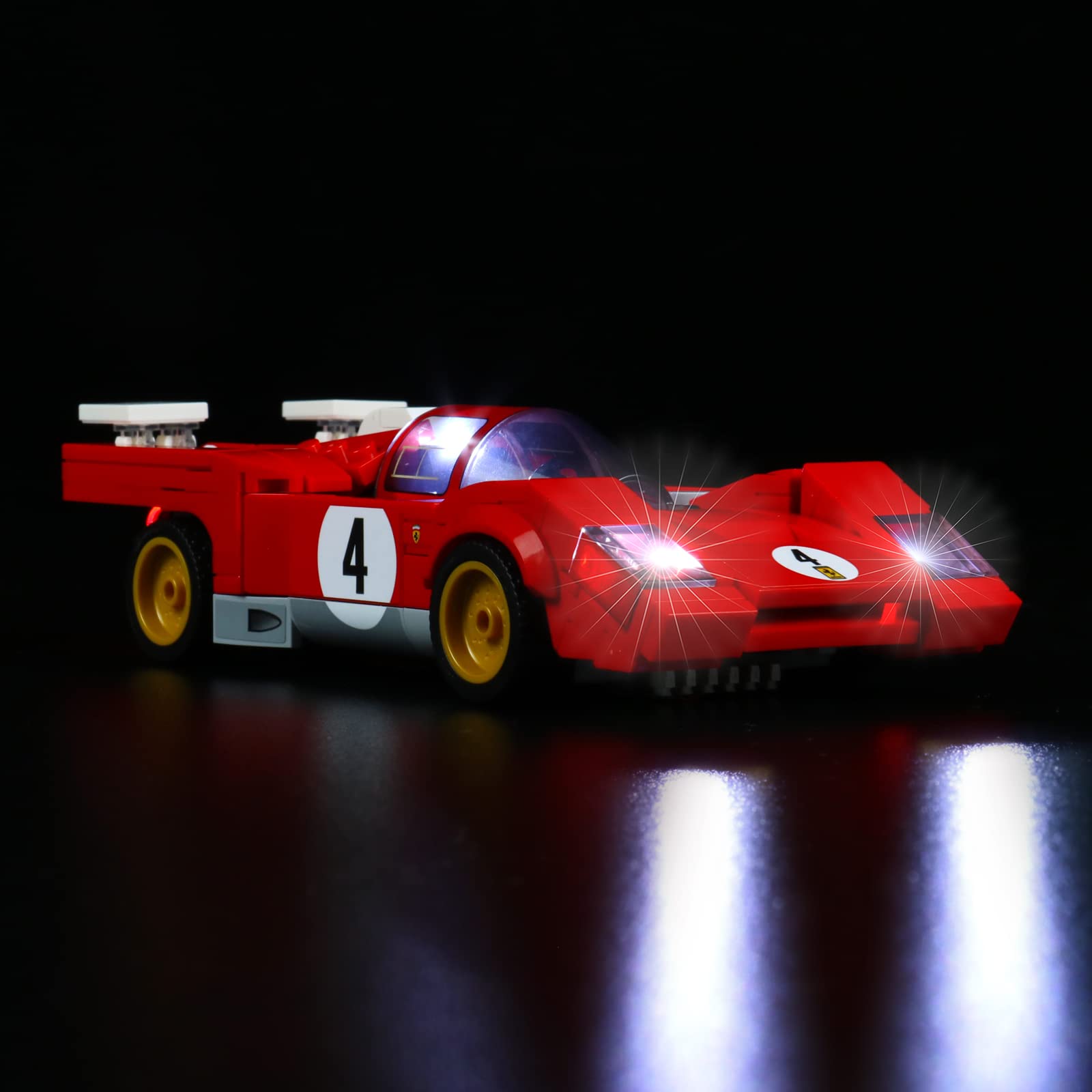Foto 3 pulgar | Kit De Construcción De Juguetes Lego Speed Champions Ferrari 76906 Con Luz Led - Venta Internacional.