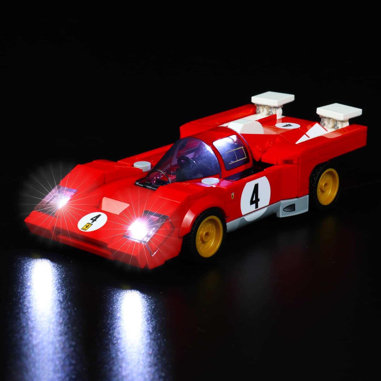 Foto 5 pulgar | Kit De Construcción De Juguetes Lego Speed Champions Ferrari 76906 Con Luz Led - Venta Internacional.
