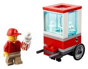 Foto 3 pulgar | Carrito De Palomitas De Juguete Lego (30364) Con 43 Piezas - Venta Internacional.