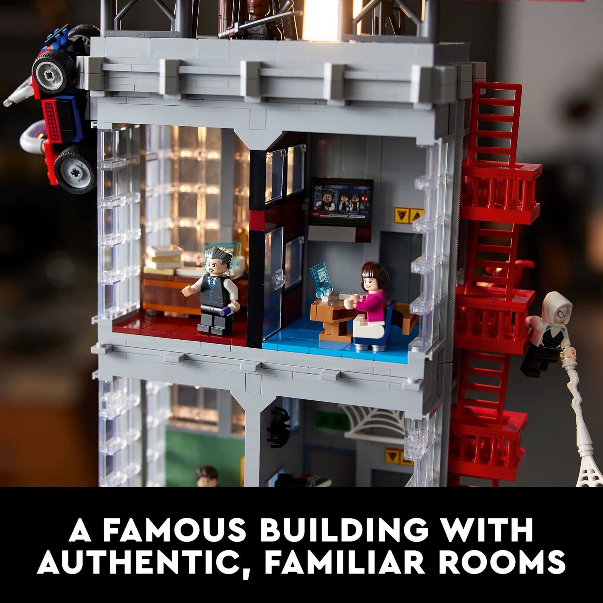 Foto 6 pulgar | Set De Construcción Lego Marvel Spider-man Daily Bugle 76178 - Venta Internacional.