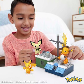 Foto 2 | Set De Construcción Mega Pokémon Pikachu Evolution Con 160 Piezas - Venta Internacional.