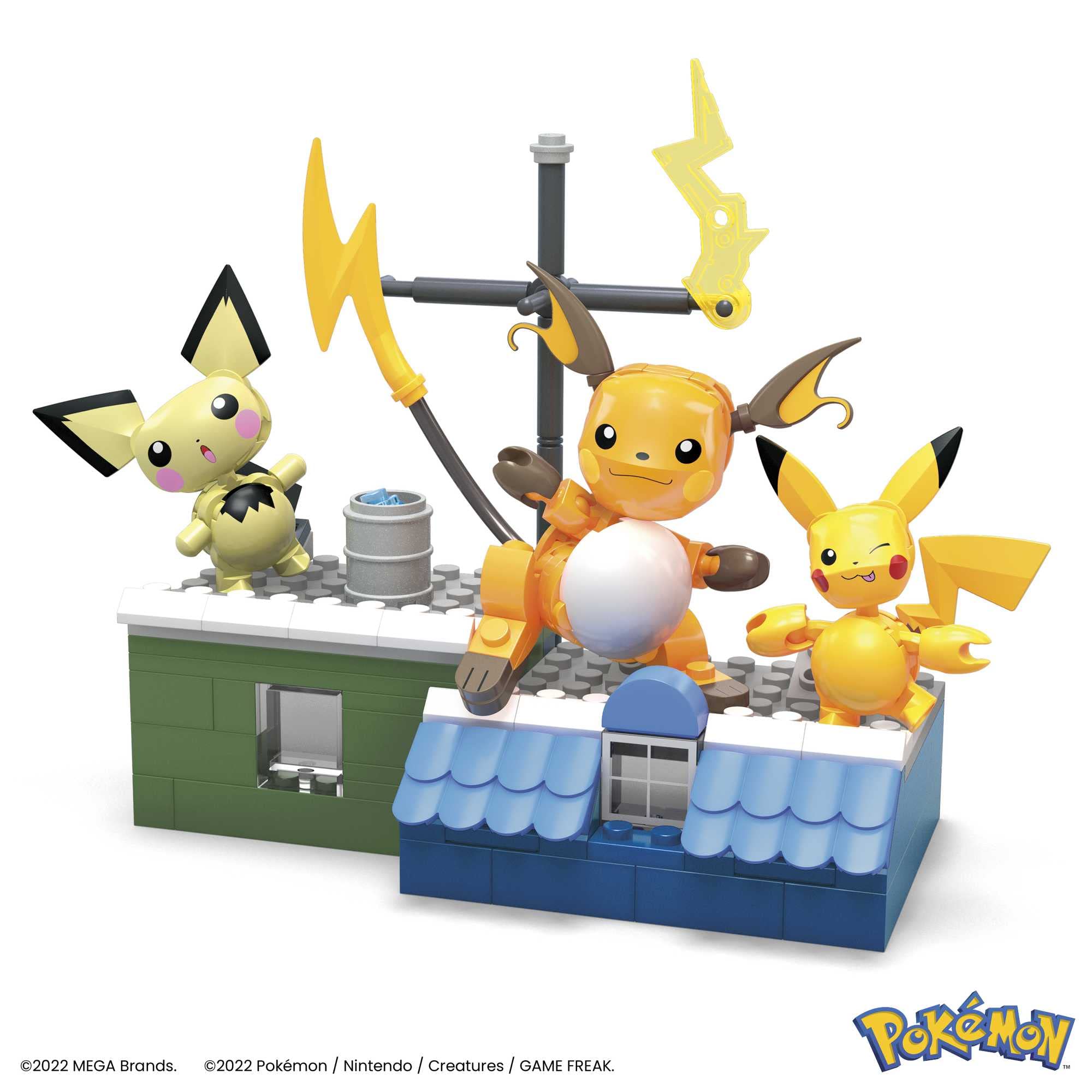 Foto 4 pulgar | Set De Construcción Mega Pokémon Pikachu Evolution Con 160 Piezas - Venta Internacional.