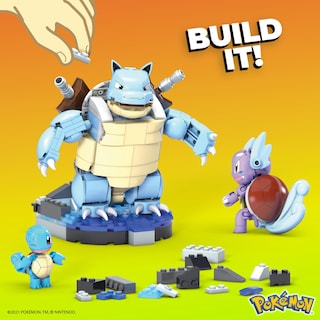 Foto 3 | Set De Construcción Mega Pokémon Squirtle Evolution Con 379 Ladrillos - Venta Internacional.