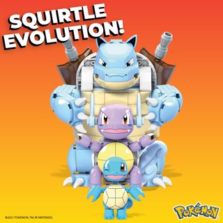 Foto 4 | Set De Construcción Mega Pokémon Squirtle Evolution Con 379 Ladrillos - Venta Internacional.