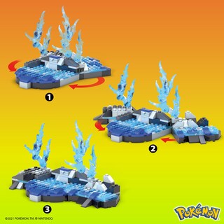 Foto 5 | Set De Construcción Mega Pokémon Squirtle Evolution Con 379 Ladrillos - Venta Internacional.