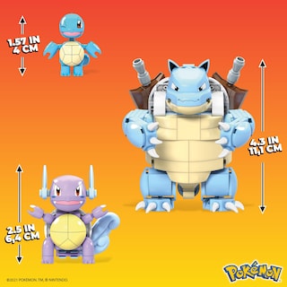 Foto 6 | Set De Construcción Mega Pokémon Squirtle Evolution Con 379 Ladrillos - Venta Internacional.