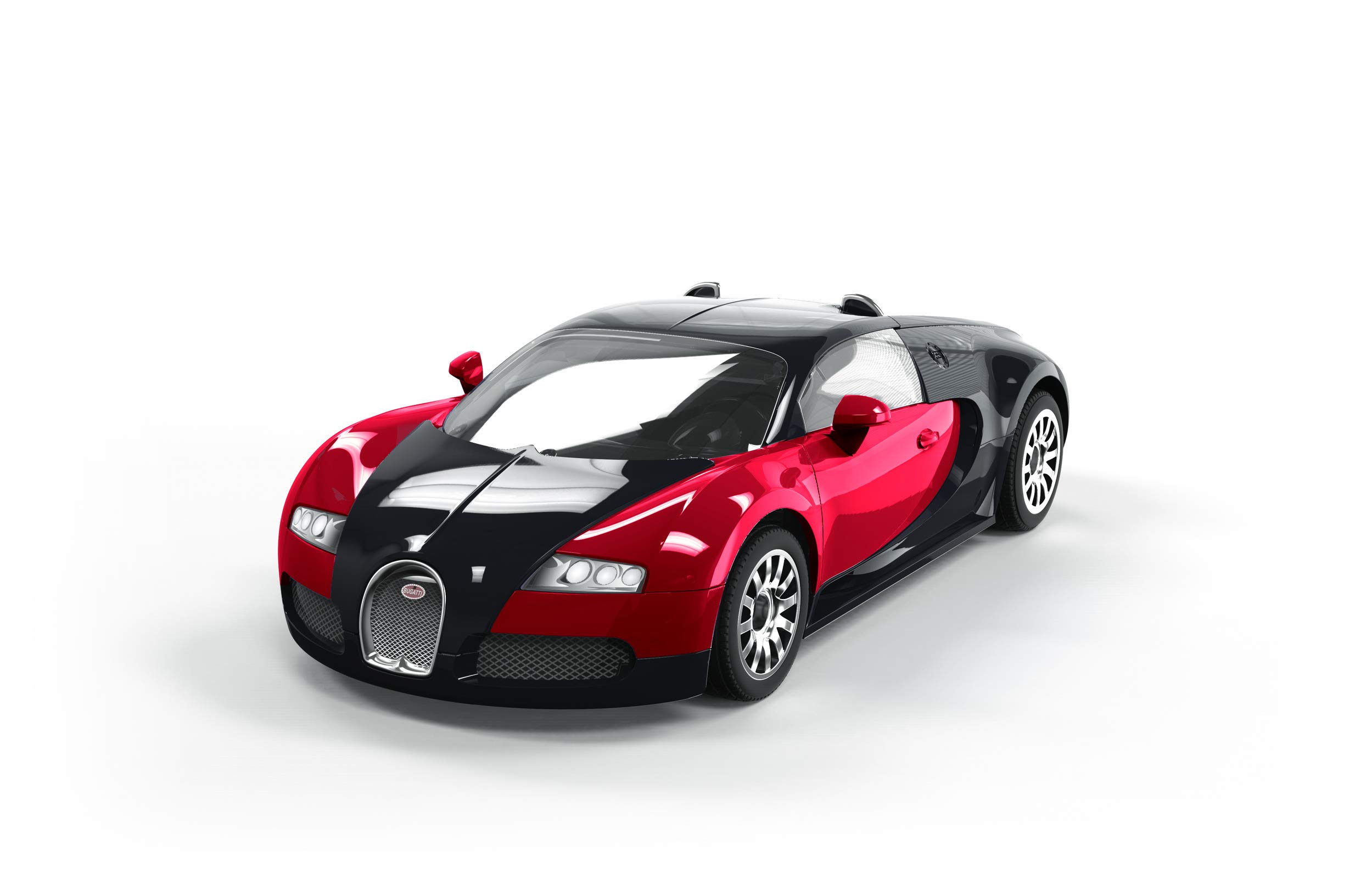 Foto 3 pulgar | Maqueta De Coche Airfix Quickbuild Bugatti 16 4 Veyron Negro Rojo - Venta Internacional.