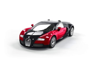 Foto 2 | Maqueta De Coche Airfix Quickbuild Bugatti 16 4 Veyron Negro Rojo - Venta Internacional.