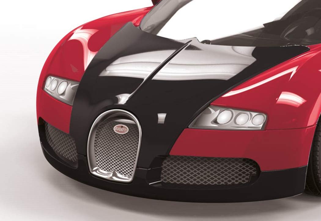 Foto 5 pulgar | Maqueta De Coche Airfix Quickbuild Bugatti 16 4 Veyron Negro Rojo - Venta Internacional.