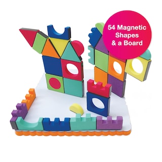 Foto 2 | Bloques De Construcción Edushape Magic Shape, Magnéticos, 54 Piezas - Venta Internacional.