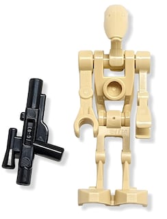 Foto 1 | Figura Lego Star Wars Battle Droid Con Pistola Bláster Clone Wars - Venta Internacional.
