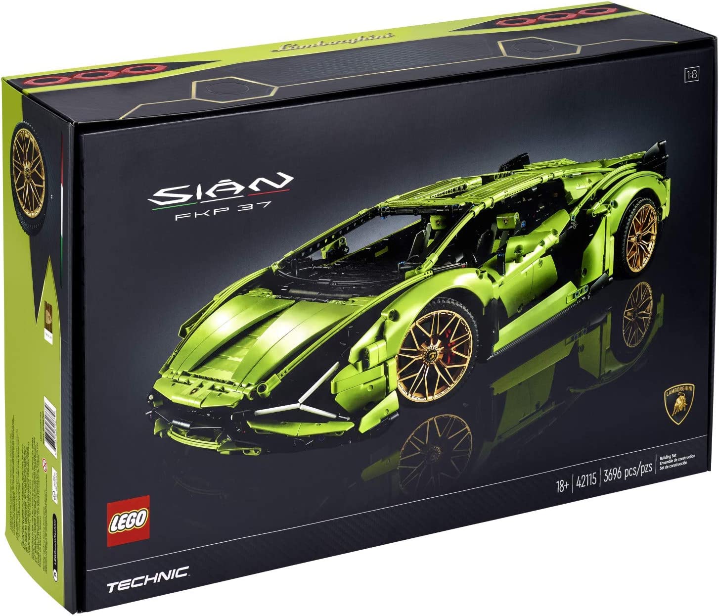 Foto 5 pulgar | Set De Construcción Lego Technic Lamborghini Sián Fkp 37 42115 - Venta Internacional.