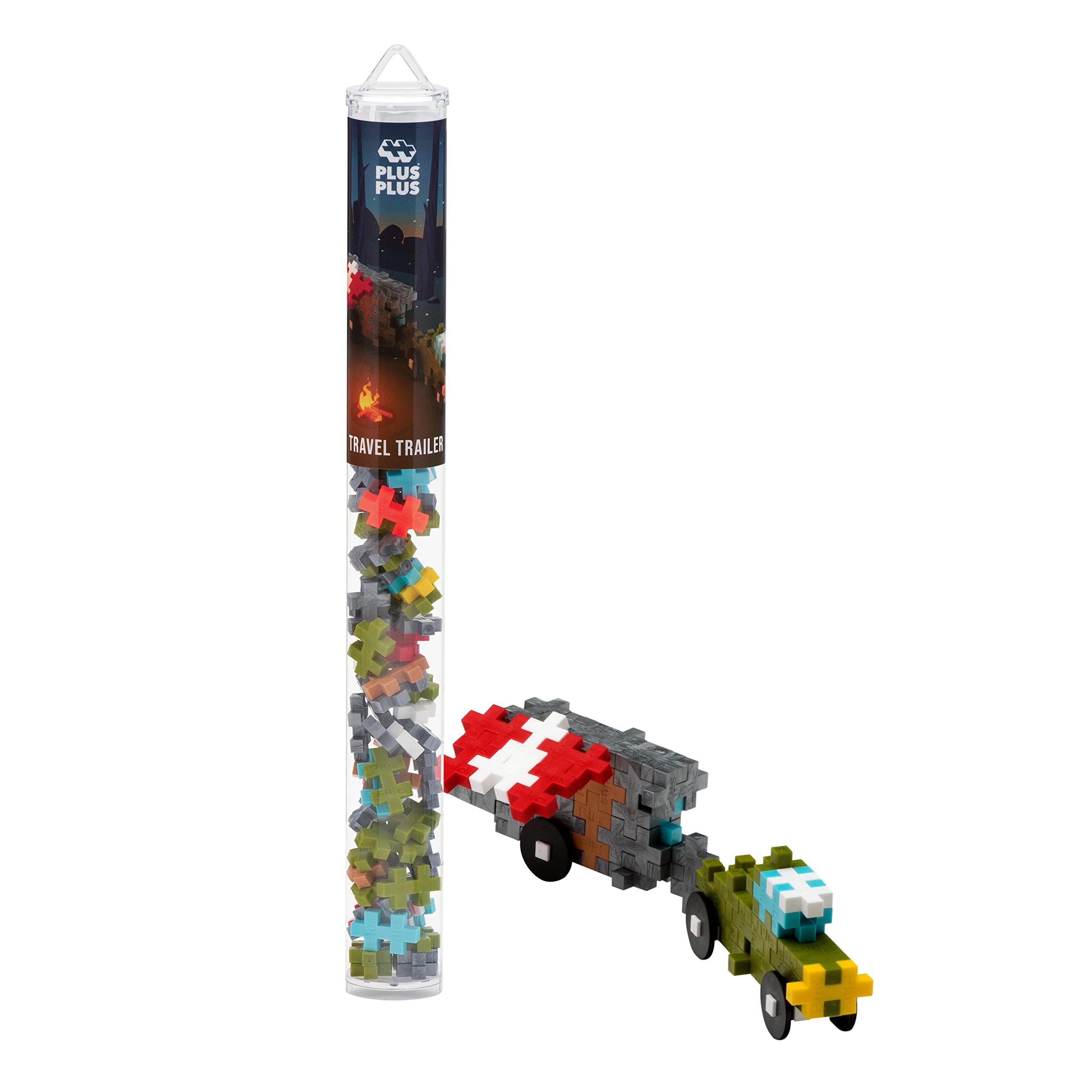 Foto 2 pulgar | Remolque Building Block Kit Plus Plus Para Vehículos De 70 Piezas - Venta Internacional.