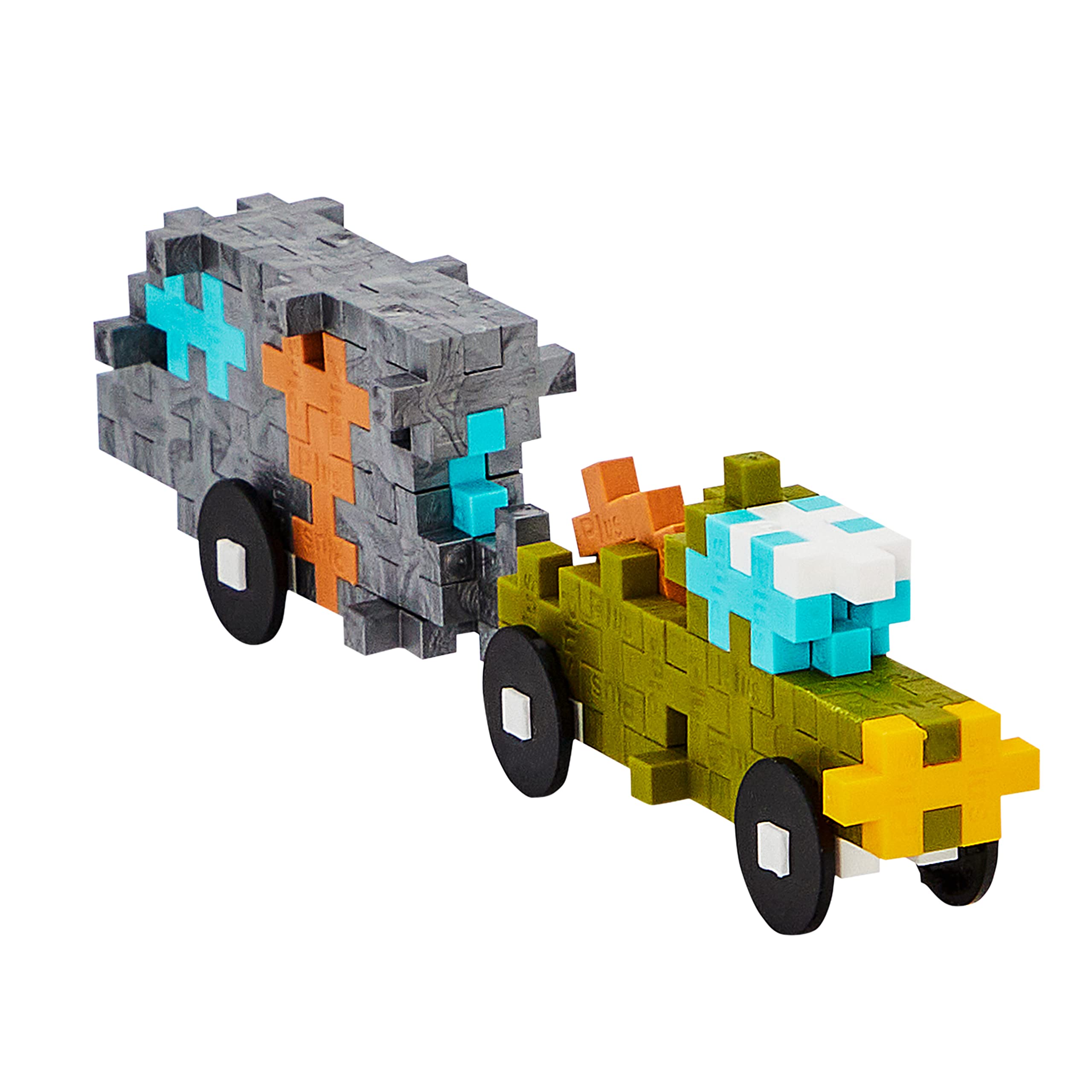Foto 6 pulgar | Remolque Building Block Kit Plus Plus Para Vehículos De 70 Piezas - Venta Internacional.