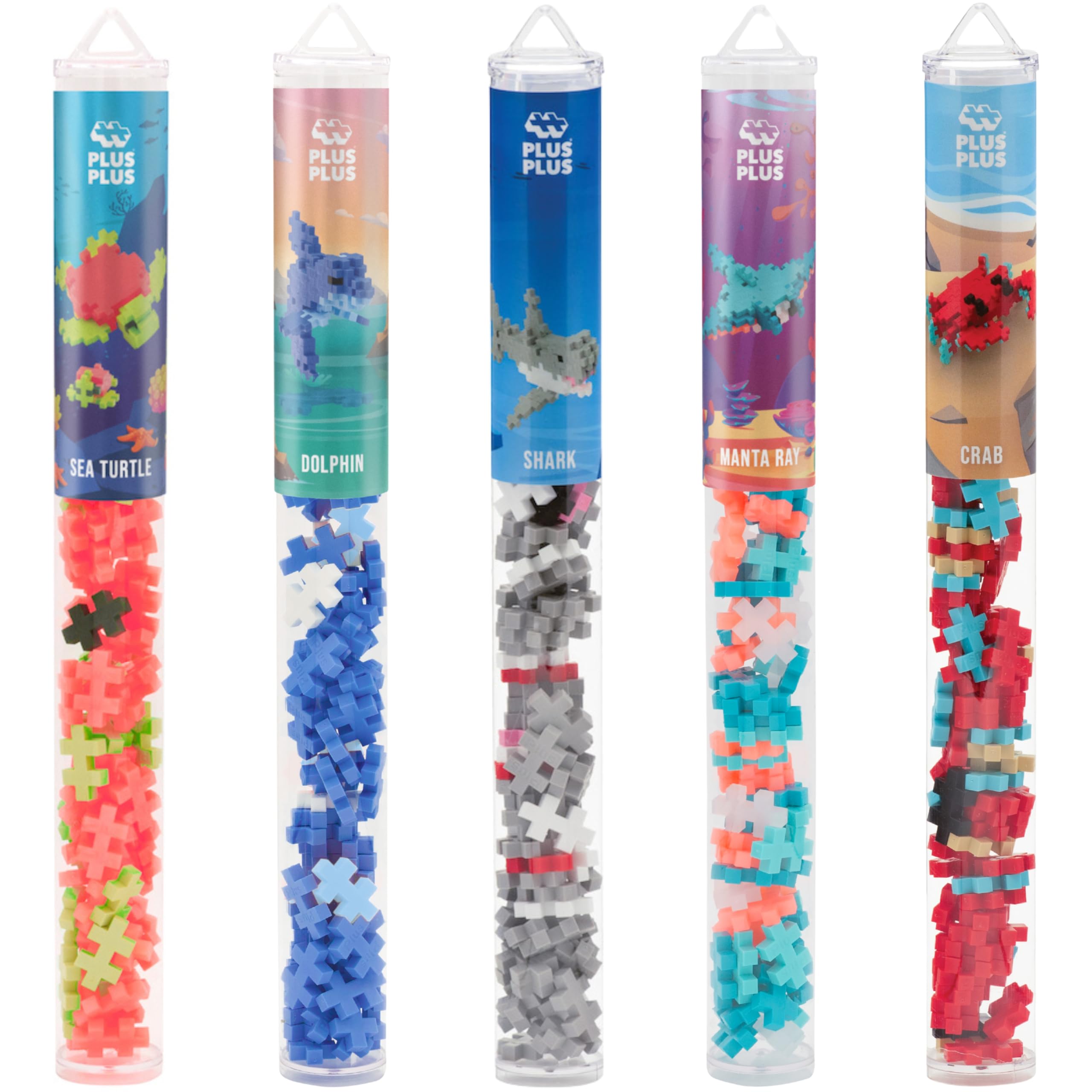 Foto 2 pulgar | Building Block Playset Plus Plus Ocean Con 350 Piezas - Venta Internacional.