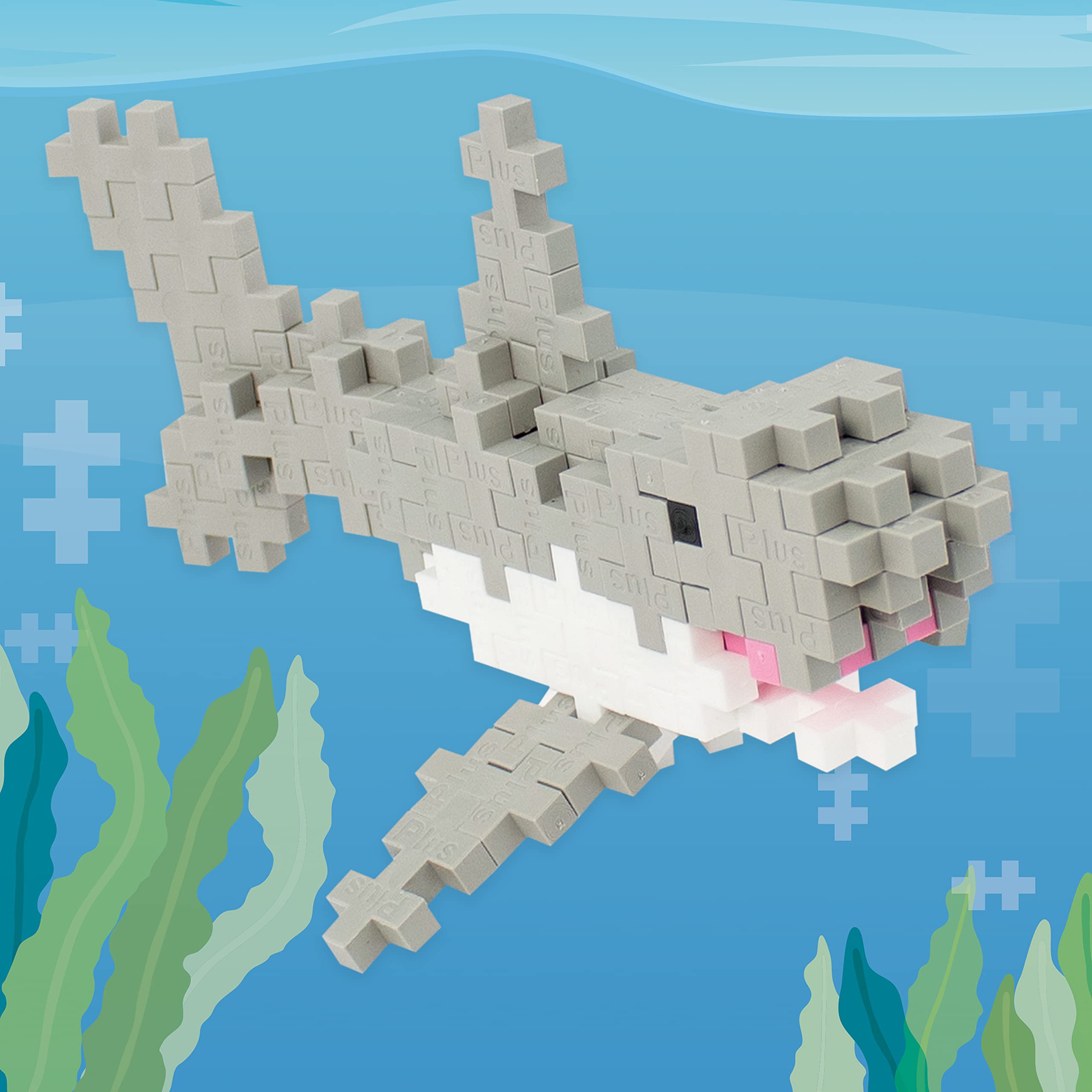 Foto 3 pulgar | Juego De Bloques De Construcción De Rompecabezas 3d Plus Plus Sea Creature Shark - Venta Internacional.