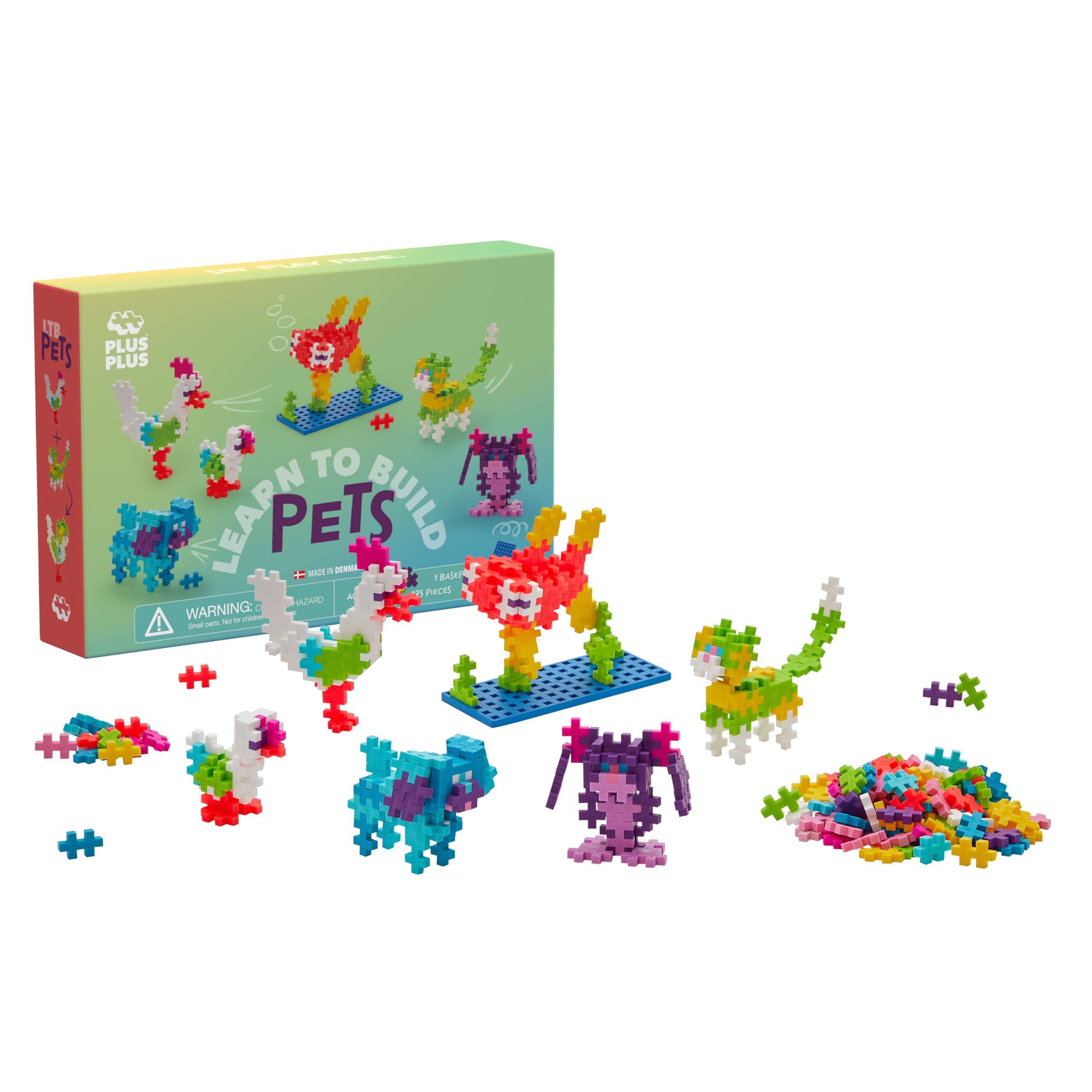 Foto 2 pulgar | Set De Construcción Plus Plus Learn To Build Pets 275 Piezas - Venta Internacional.