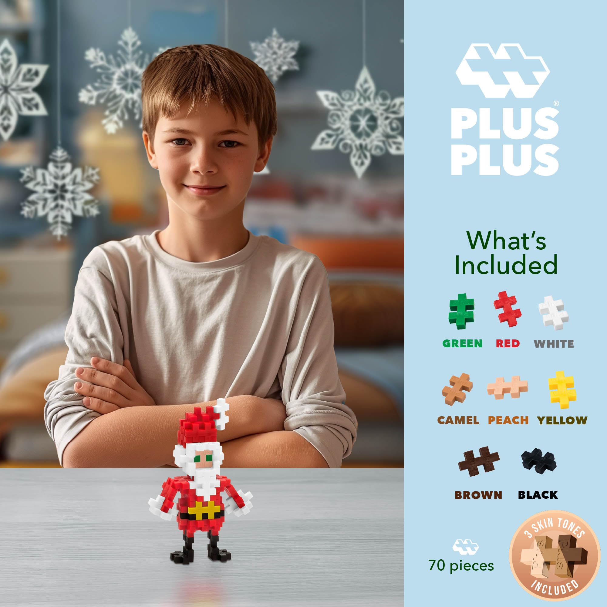 Foto 3 pulgar | Juego De Bloques De Construcción De Rompecabezas 3d Plus Plus Santa Claus Kids - Venta Internacional.