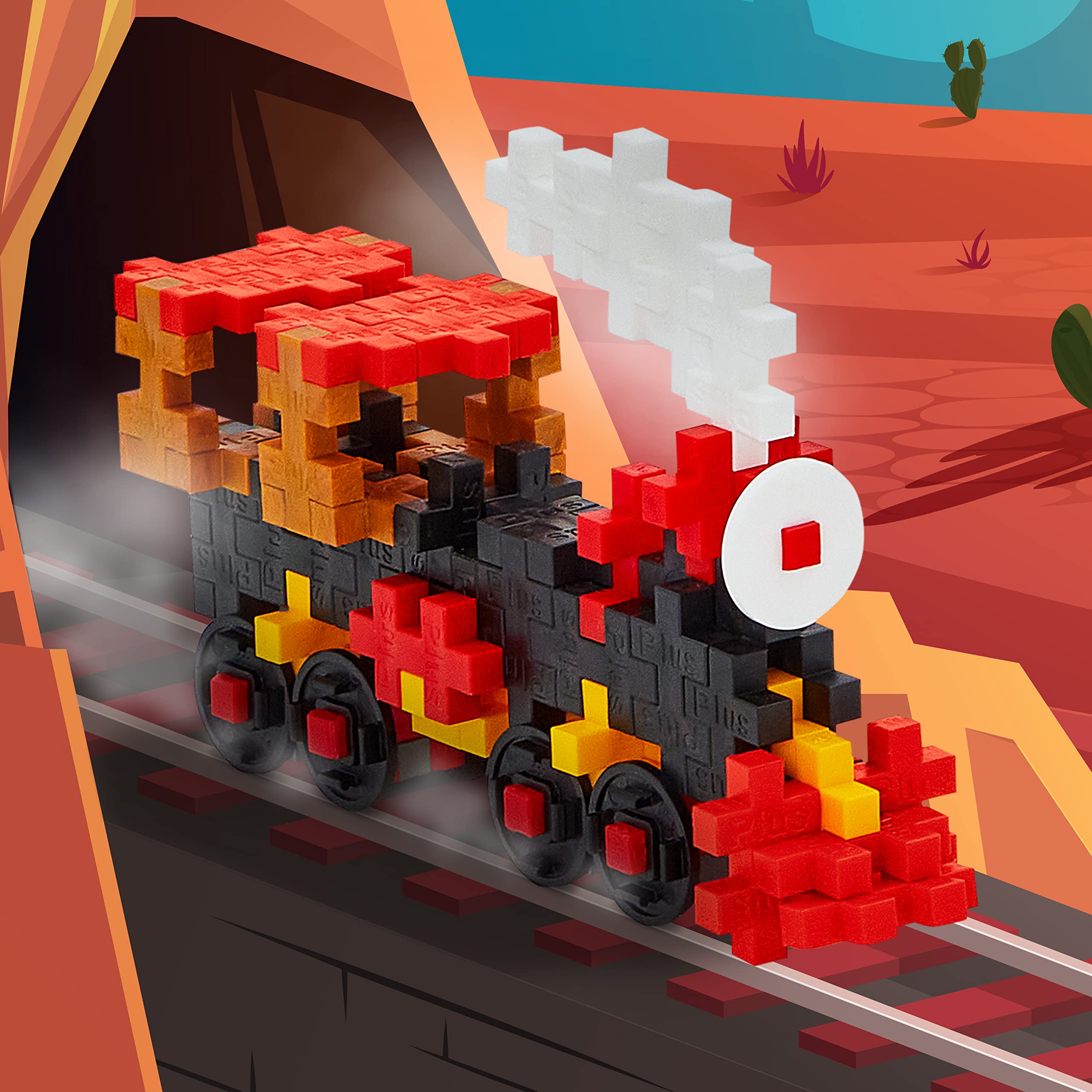 Foto 2 | Building Block Kit Plus Plus, Tren De Vehículos, 70 Piezas - Venta Internacional.