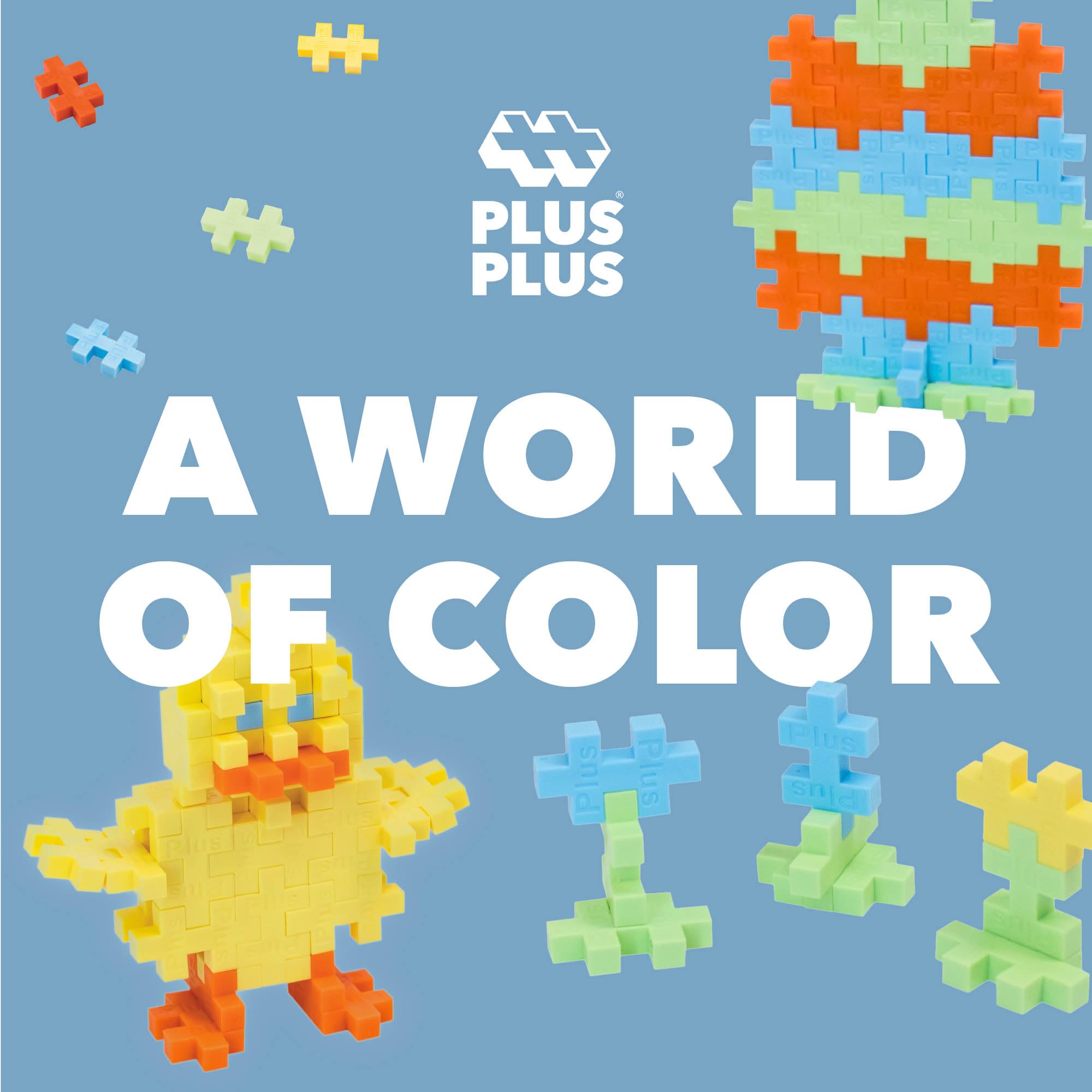Foto 4 | Juego De Bloques De Construcción Plus Plus 3d Puzzle De 70 Piezas Para Pollitos - Venta Internacional.