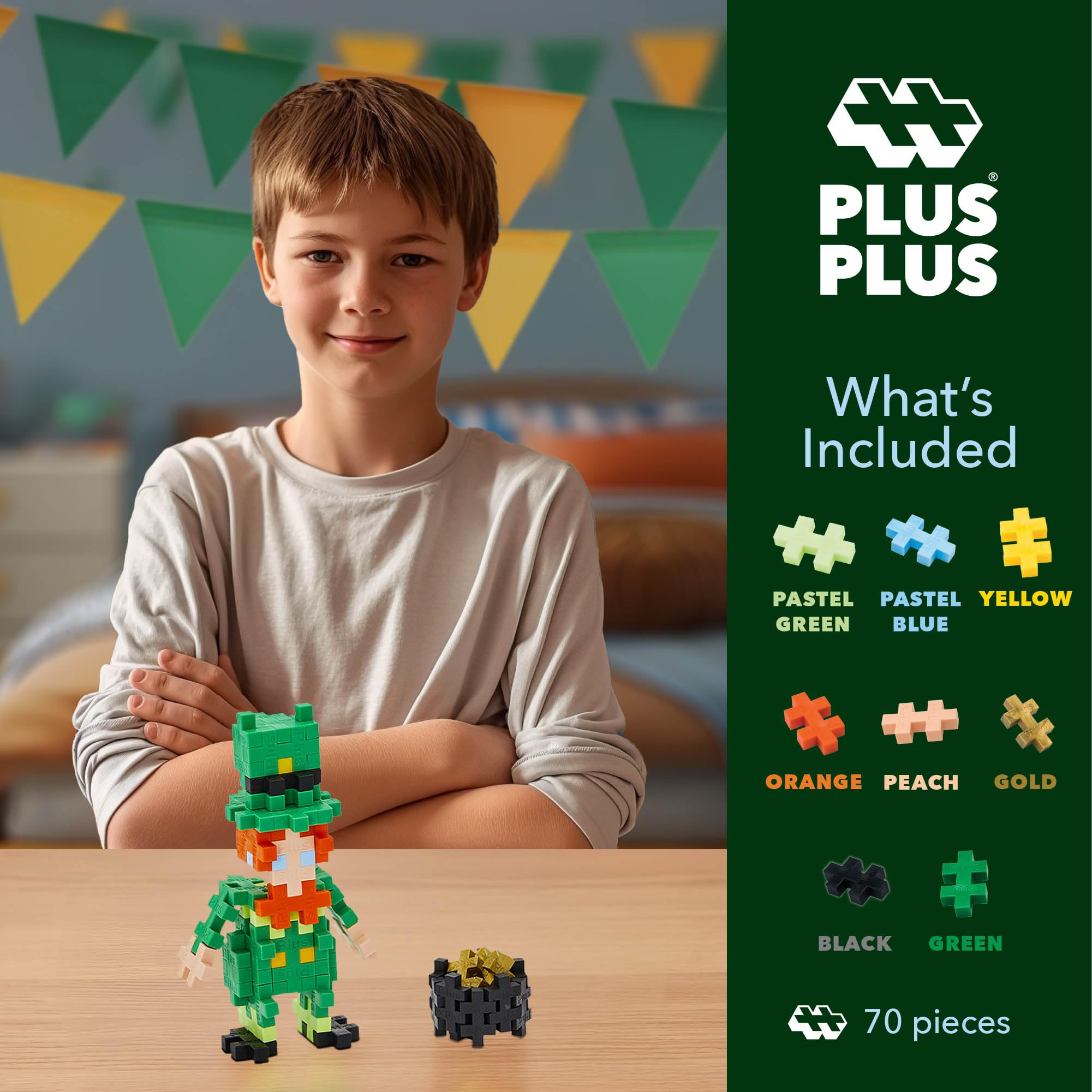 Foto 3 pulgar | Juego De Bloques De Construcción De Rompecabezas 3d Plus Plus Leprechaun Kids 5+ - Venta Internacional.