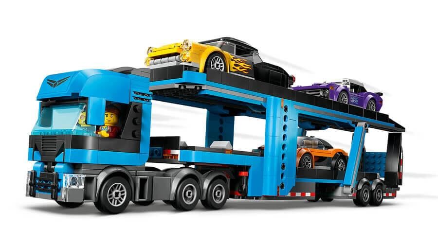 Foto 5 pulgar | Camión De Transporte De Coches Deportivos Lego City 60408 De Juguete Con 4 Minifiguras - Venta Internacional.