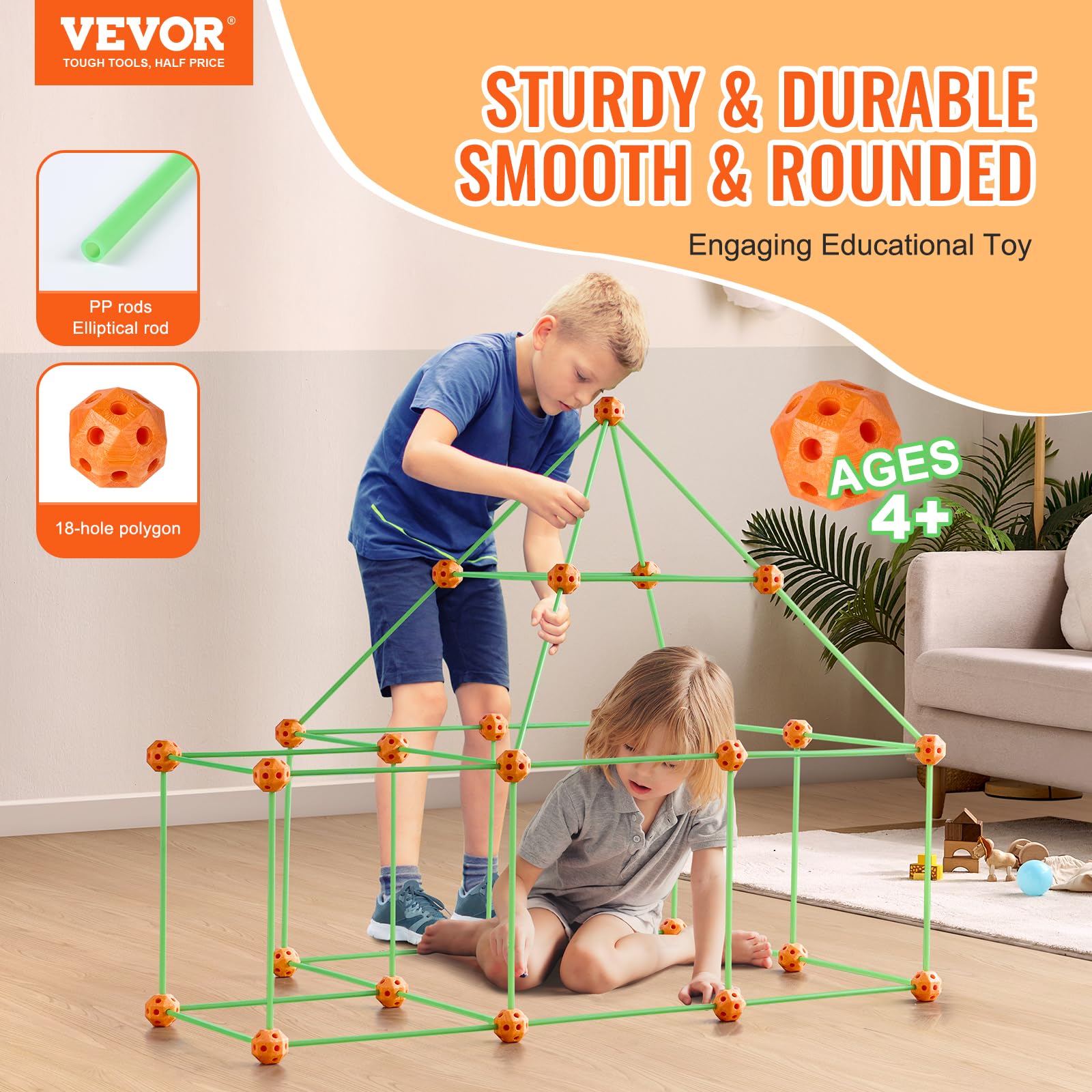 Foto 8 pulgar | Kit De Construcción Fort Vevor Glow In The Dark, 85 Unidades, Para Niños Mayores De 4 Años - Venta Internacional.