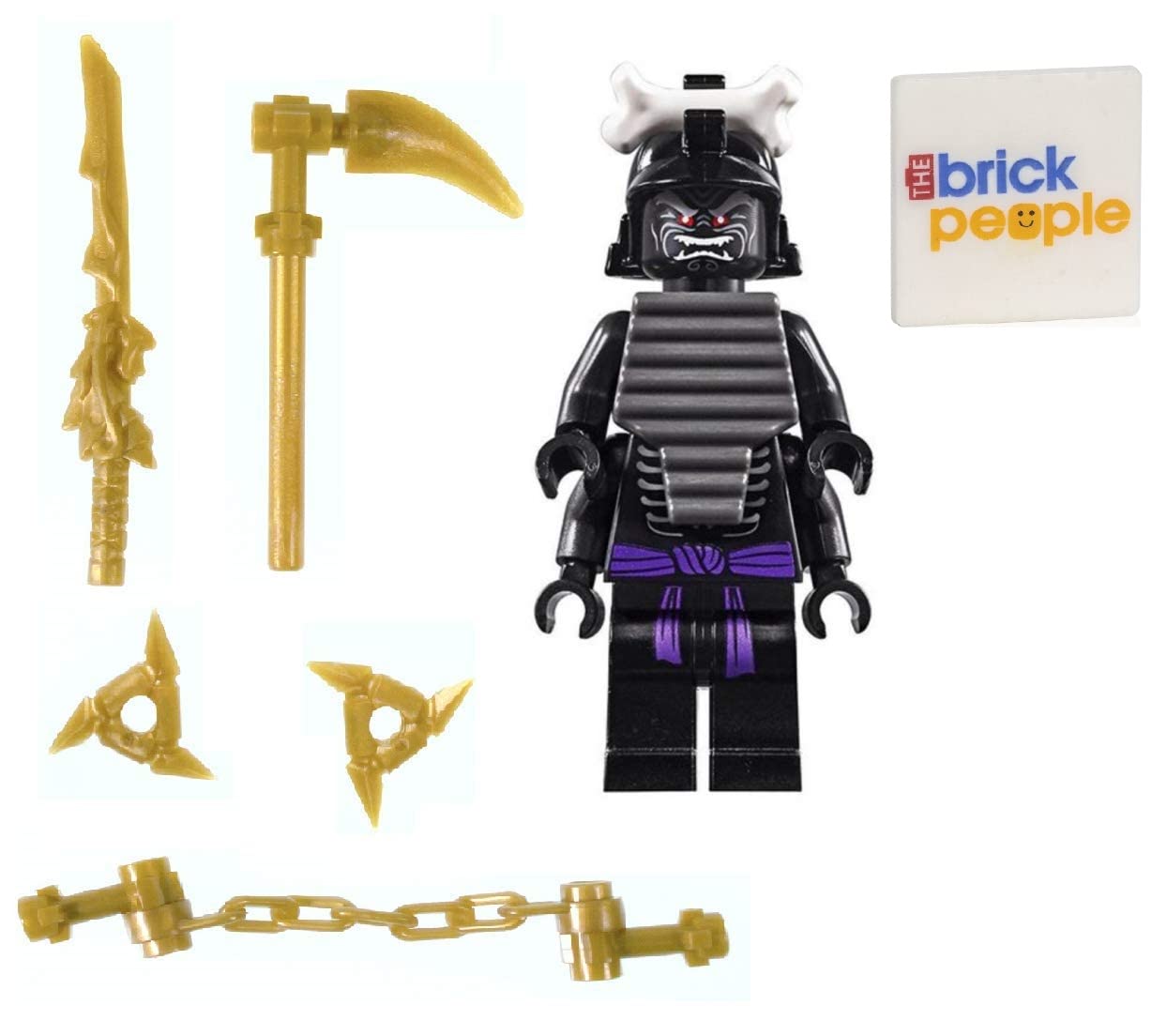 Foto 2 pulgar | Figura Lego Ninjago Lord Garmadon De 4 Brazos Con Armas Doradas - Venta Internacional.