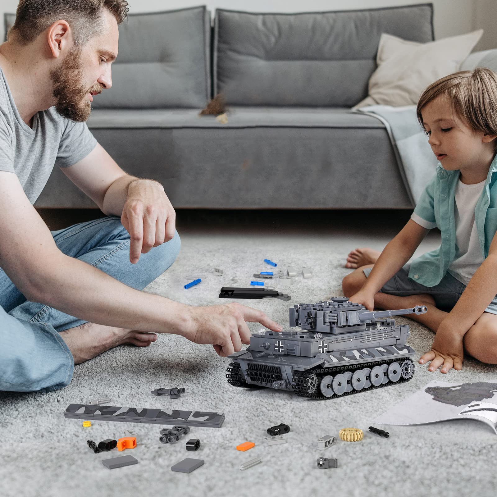 Foto 8 pulgar | Tanque Building Blocks Toy Mould King 20014 Tiger Con Mando A Distancia - Venta Internacional.