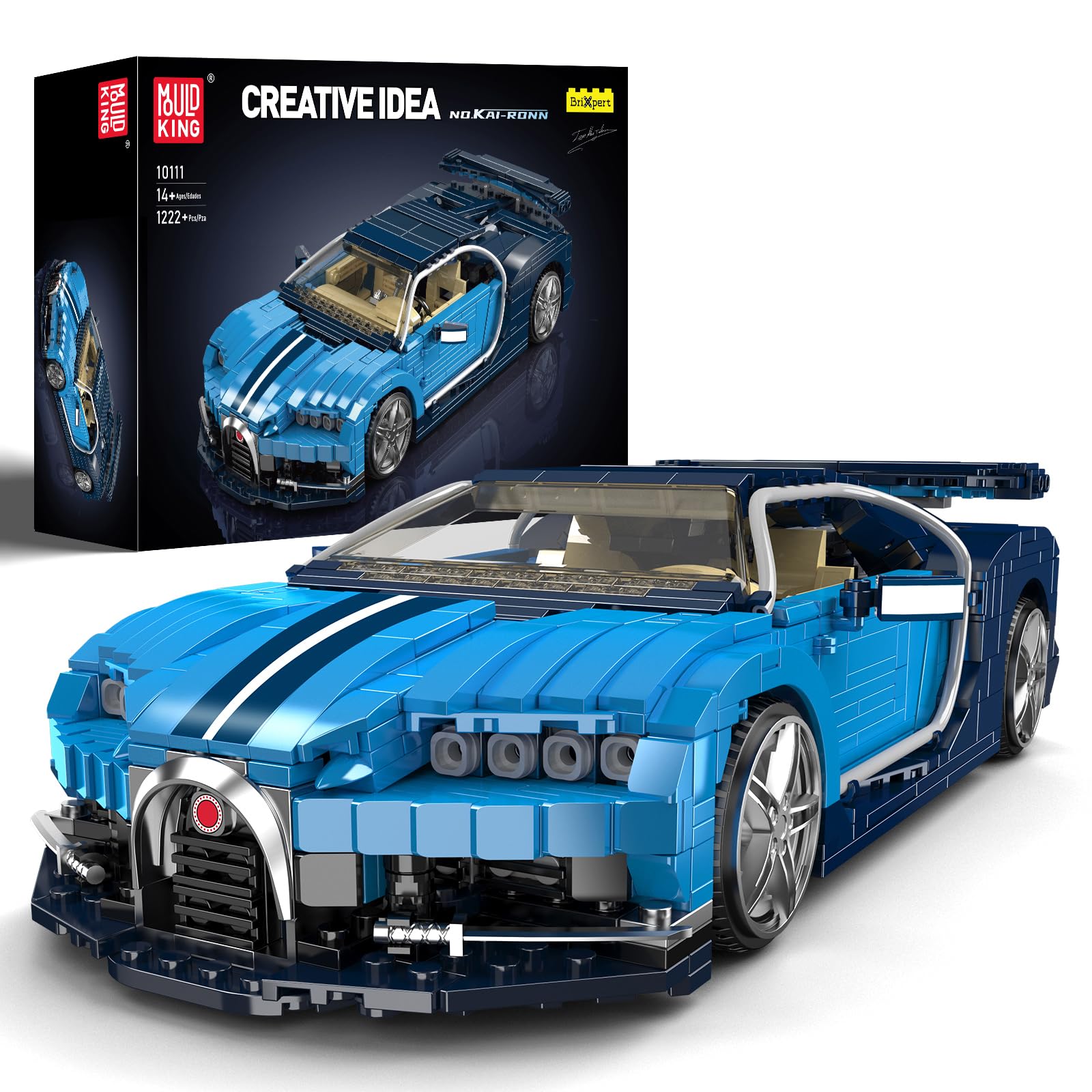 Foto 1 | Molde Para Coche Superdeportivo Building Blocks King 10111, 1222 Unidades - Venta Internacional.