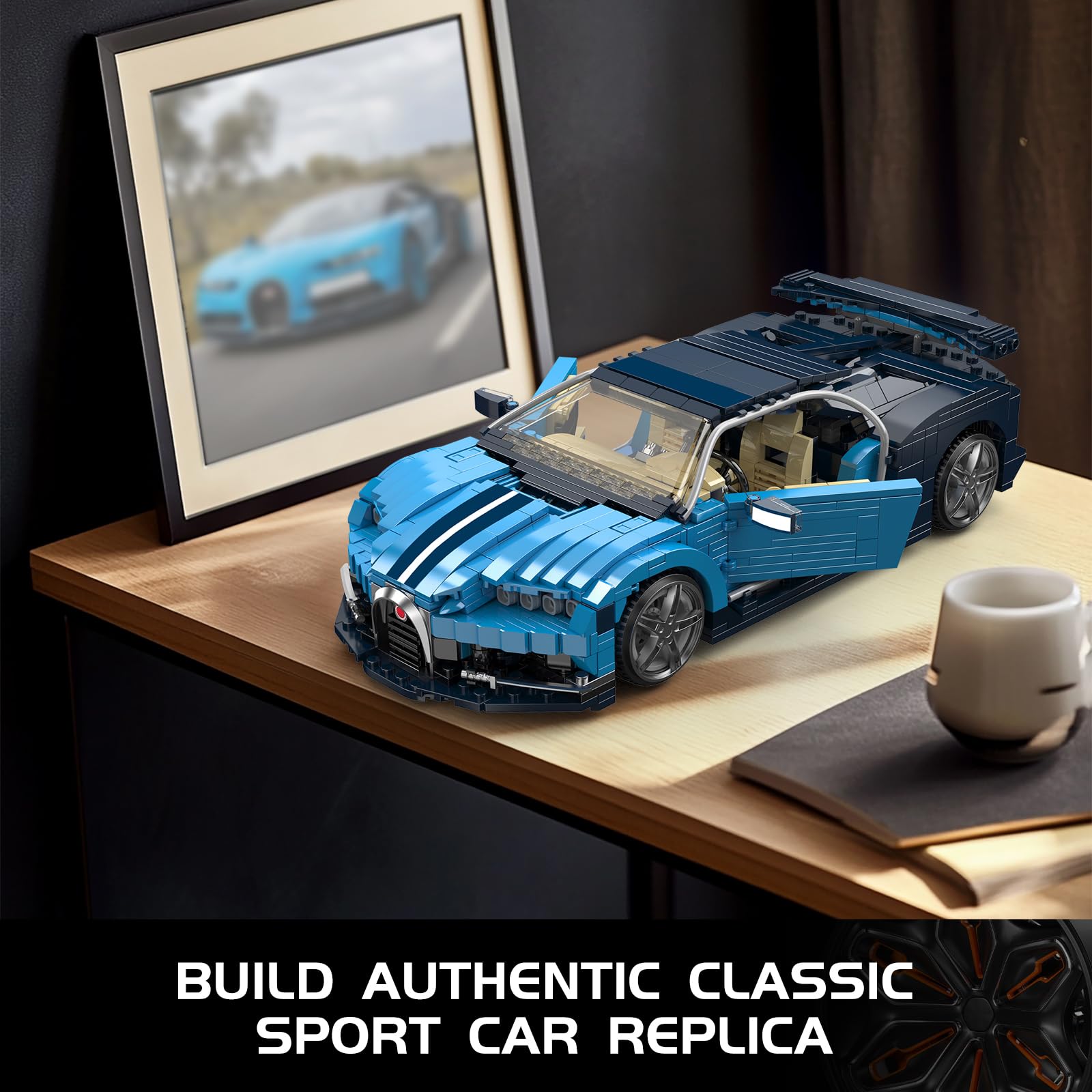 Foto 2 | Molde Para Coche Superdeportivo Building Blocks King 10111, 1222 Unidades - Venta Internacional.
