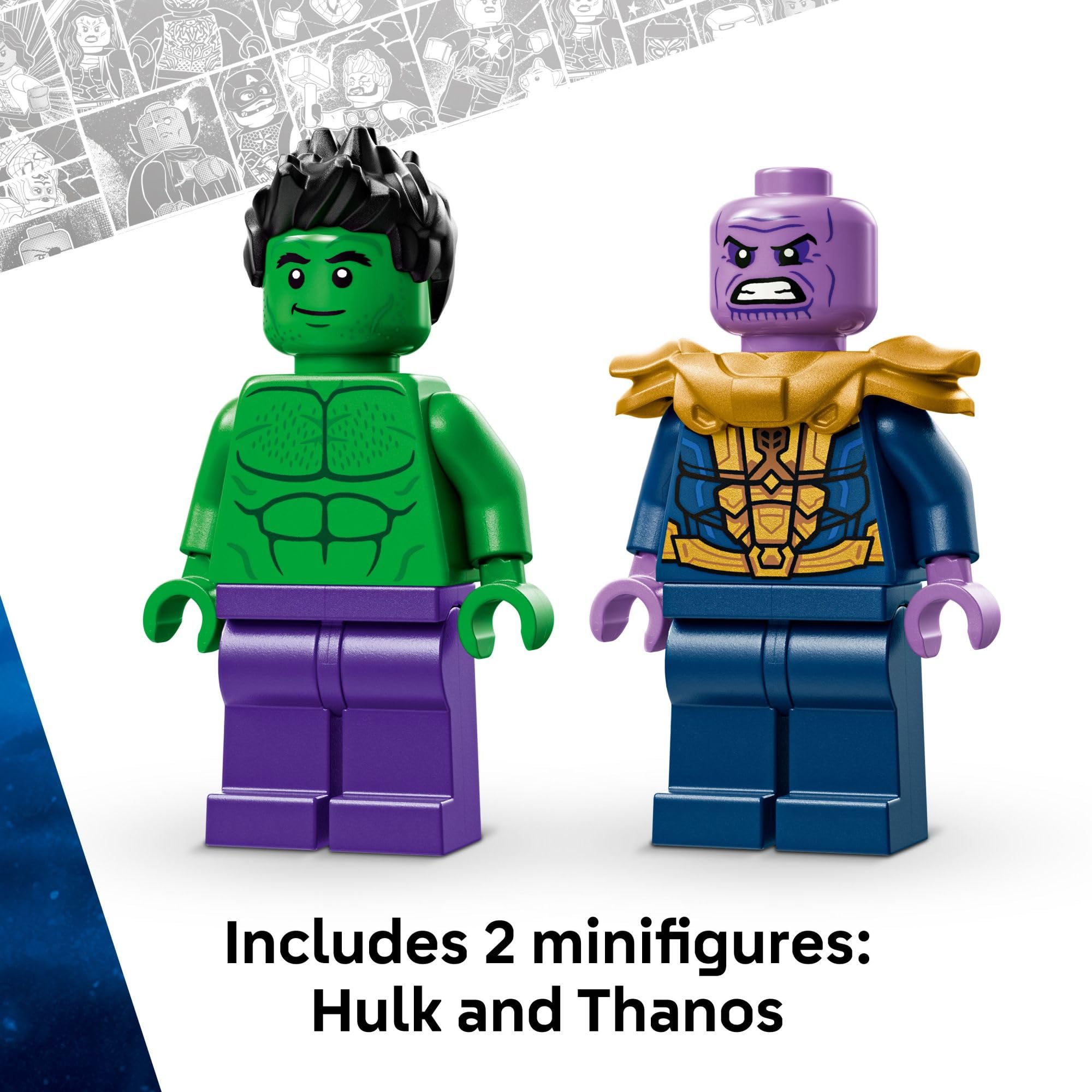 Foto 5 | Juguete De Construcción Lego Marvel The Hulk Truck Contra Thanos 76312 - Venta Internacional.