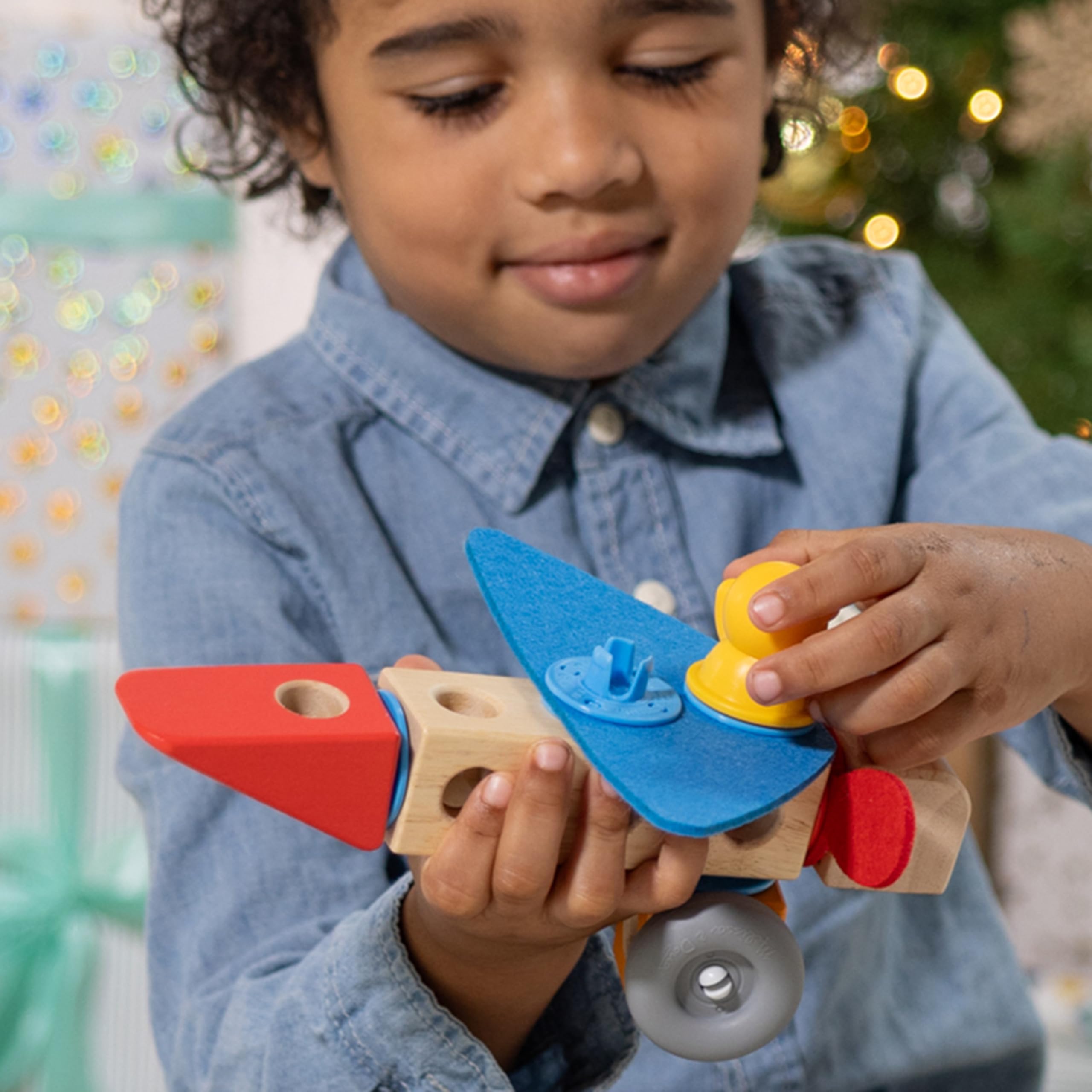 Foto 5 | Bloques De Construcción Toy Melissa & Doug Blockables Vehicles 54 Unidades - Venta Internacional.