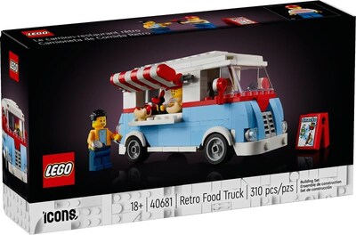 Foto 1 | Camión De Comida Retro Lego 40681 De Juguete Con 310 Piezas - Venta Internacional.
