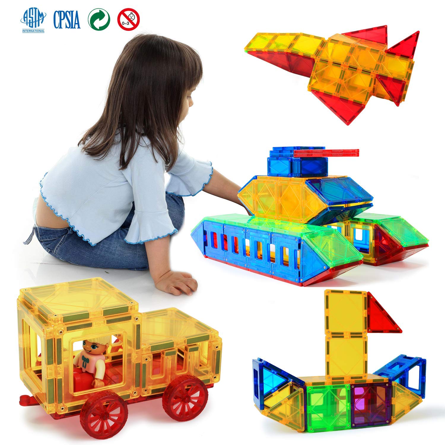 Foto 7 pulgar | Bloques Magnéticos Magblock Para Niños De Más De 3 Años Con 32 Piezas - Venta Internacional.