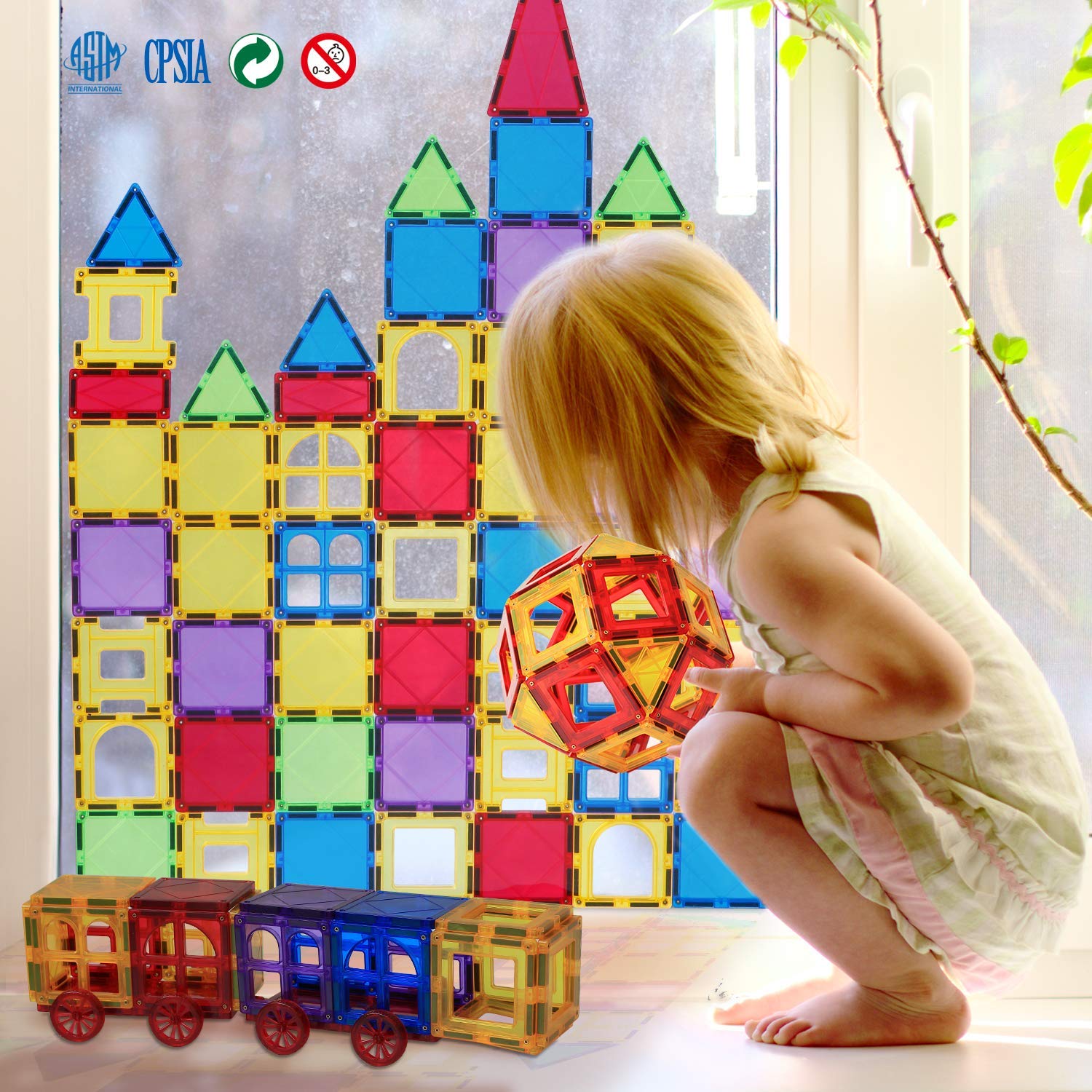 Foto 7 | Bloques Magnéticos Magblock Para Niños De Más De 3 Años Con 32 Piezas - Venta Internacional.