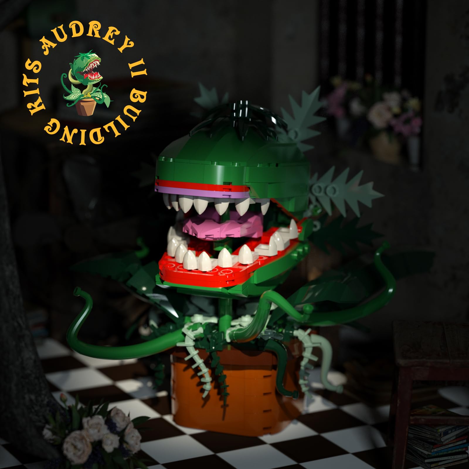 Foto 3 pulgar | Kit De Construcción Millionspring Audrey Ii Piranha Plant 457 Piezas - Venta Internacional.