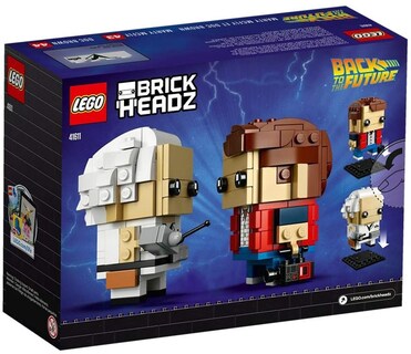 Foto 2 | Juguete De Construcción Lego Brickheadz Marty Mcfly Y Doc Brown - Venta Internacional.